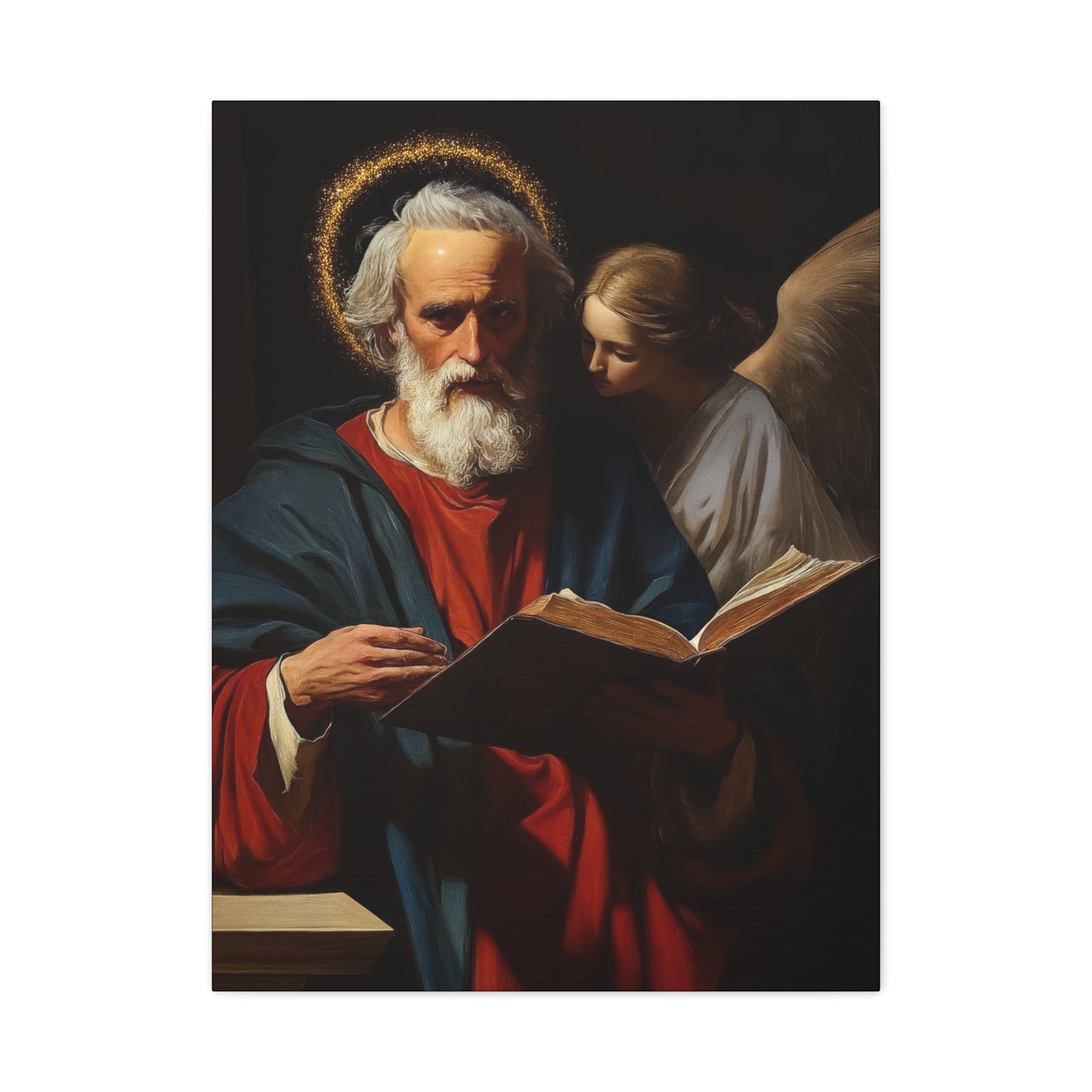 Saint Matthew the Apostle - Gallery Wrapped Canvas - Print - Religious Art for your Home - Catholic