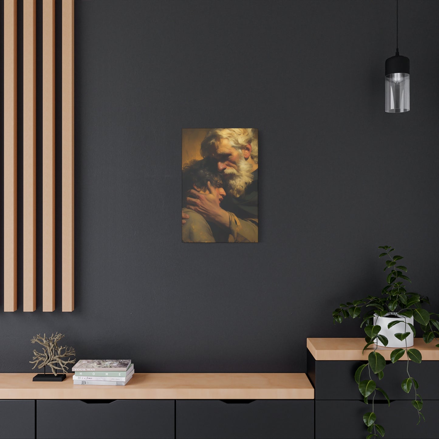The Return of the Prodigal Son - Gallery Wrapped Canvas - Print - Religious Art for your Home - Catholic Art Print
