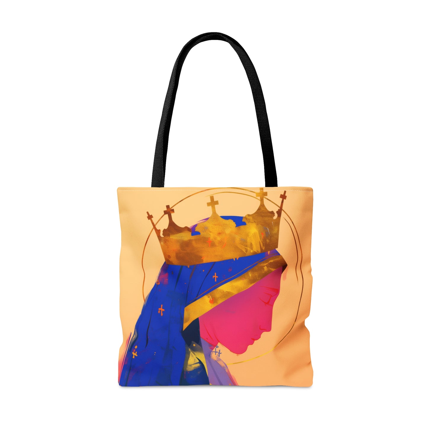 Mother Mary -  Source of Eternal Grace Tote Bag - Large Medium Small Faith Art Bag - Catholic Faith Purse - Religious Carry All