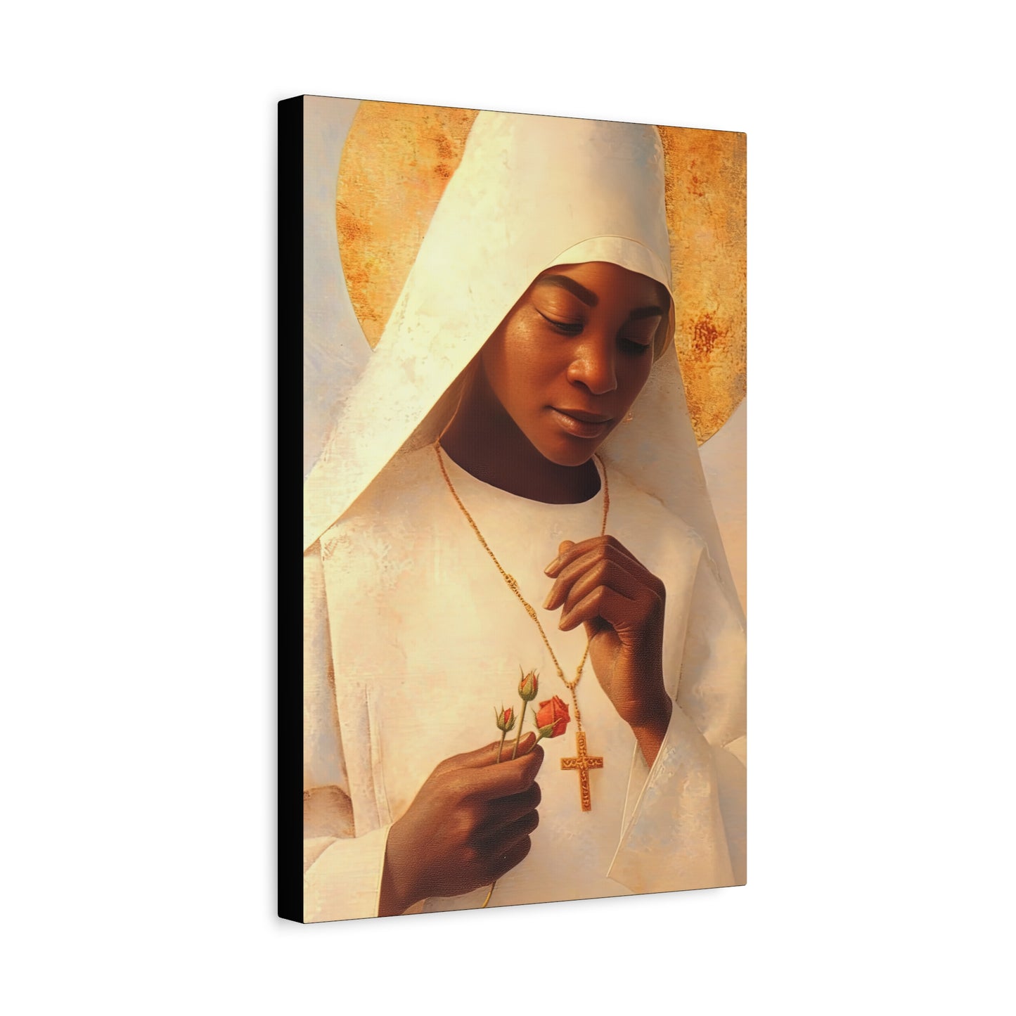 Blessed Marie-Clementine Anuarite Nengapeta - Gallery Wrapped Canvas - Print - Religious Art for your Home - Catholic art print