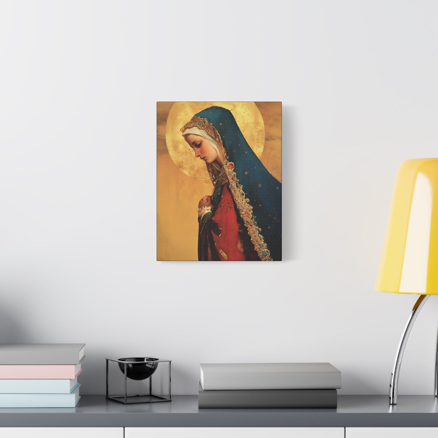 Our Lady of Mercy / Our Lady of Ransom - Multiple Sizes - Catholic Home art - Museum Wrapped Canvas - Sanctified Souls Print - Mother Mary