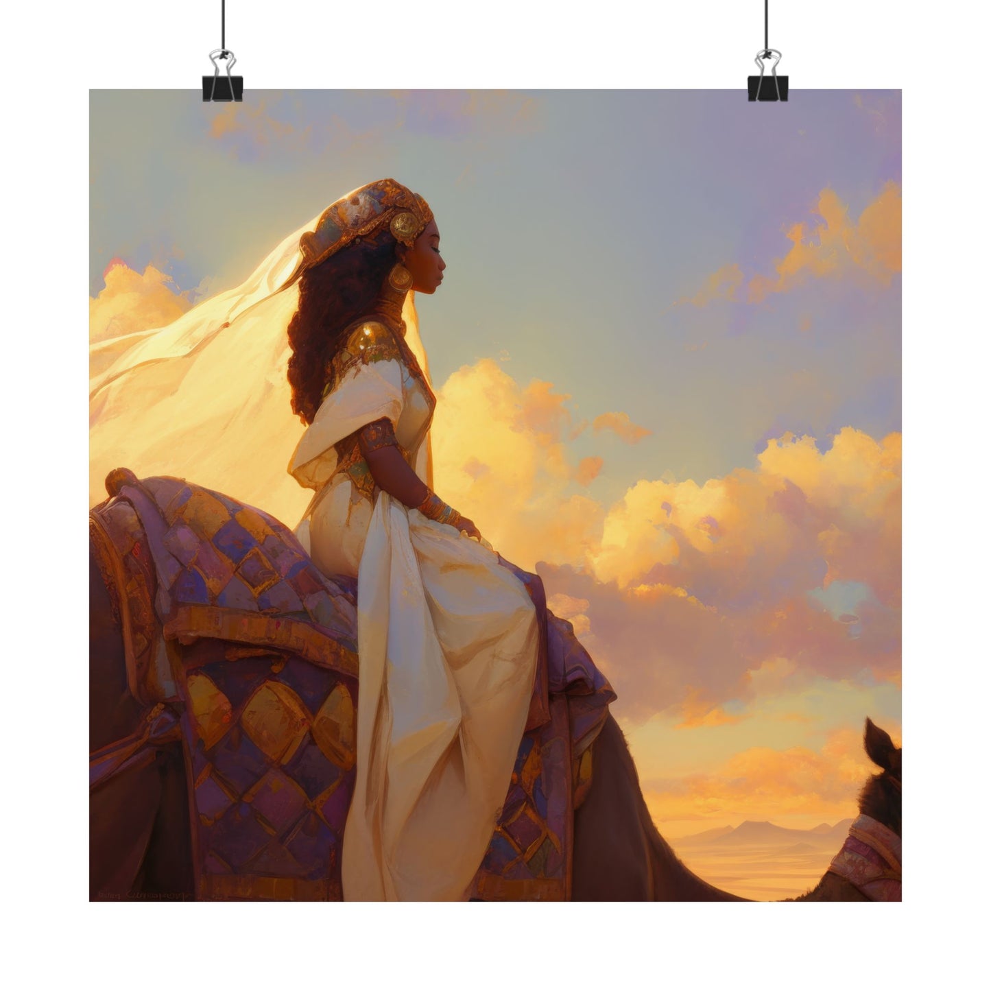 Queen of Sheba - Sanctified Souls Print - Multiple Sizes - Premium Matte Vertical Posters