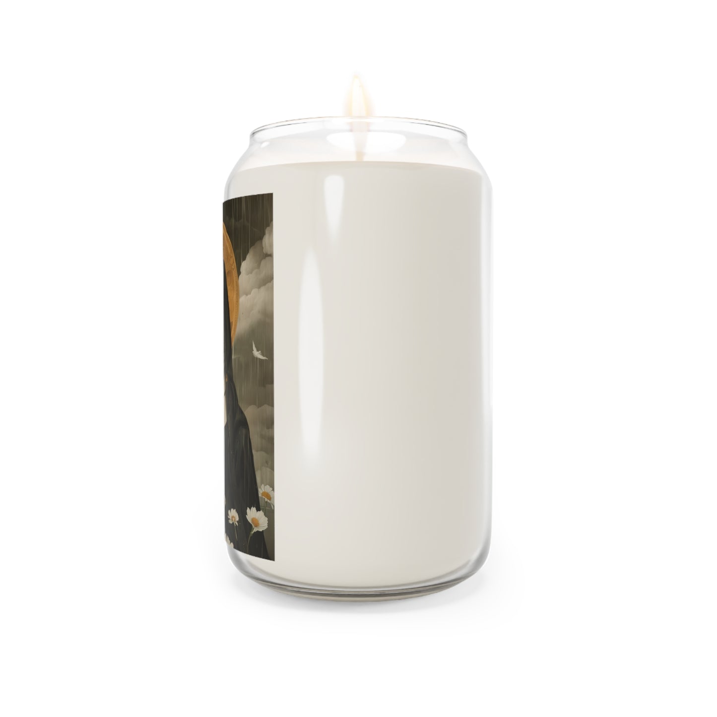 Saint Scholastica - Scented Prayer Candle, 13.75oz - Tall Size - Religious Prayer Candle - Catholic Art