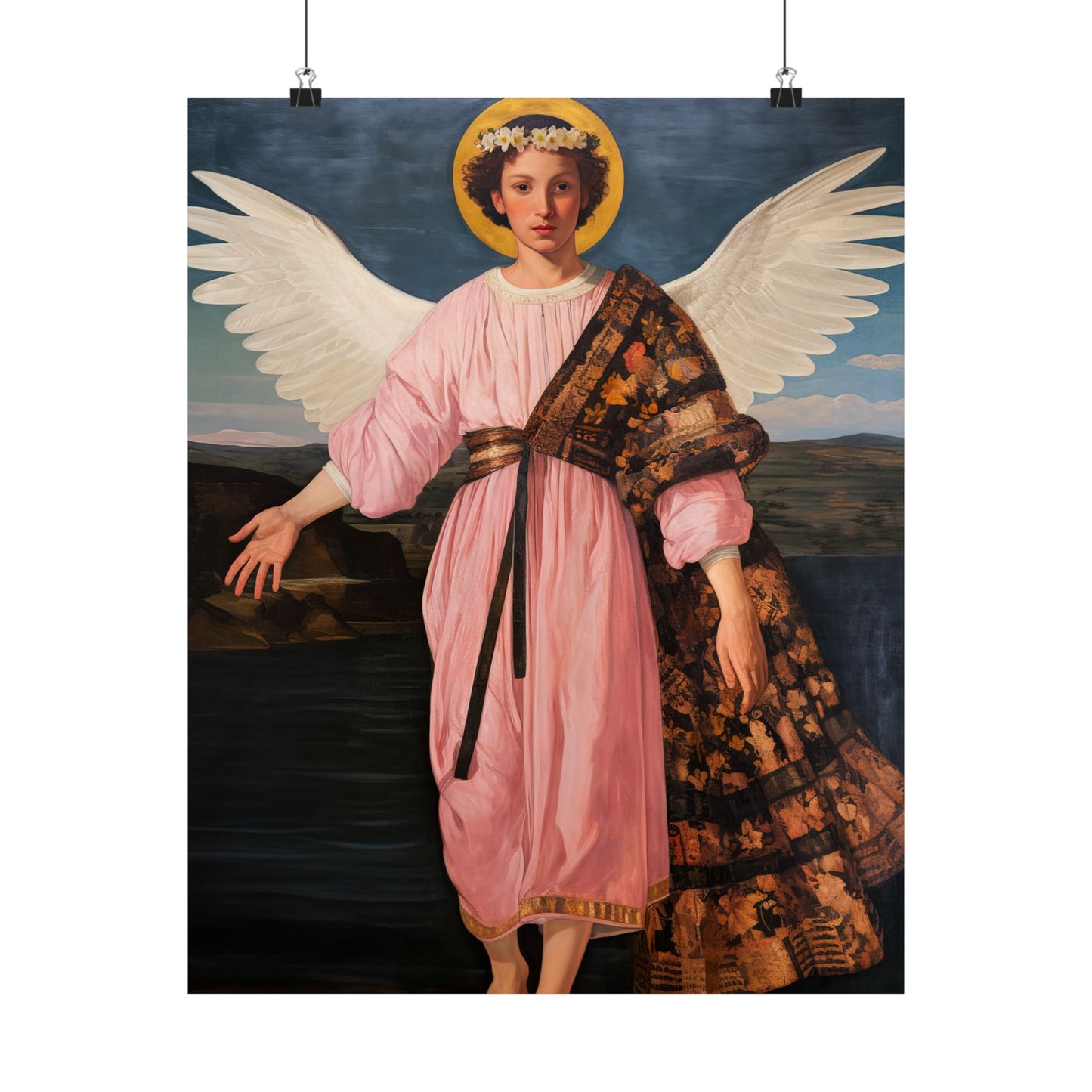Saint Raphael the Archangel - Sanctified Souls Print - Multiple Sizes - Premium Matte Vertical Posters