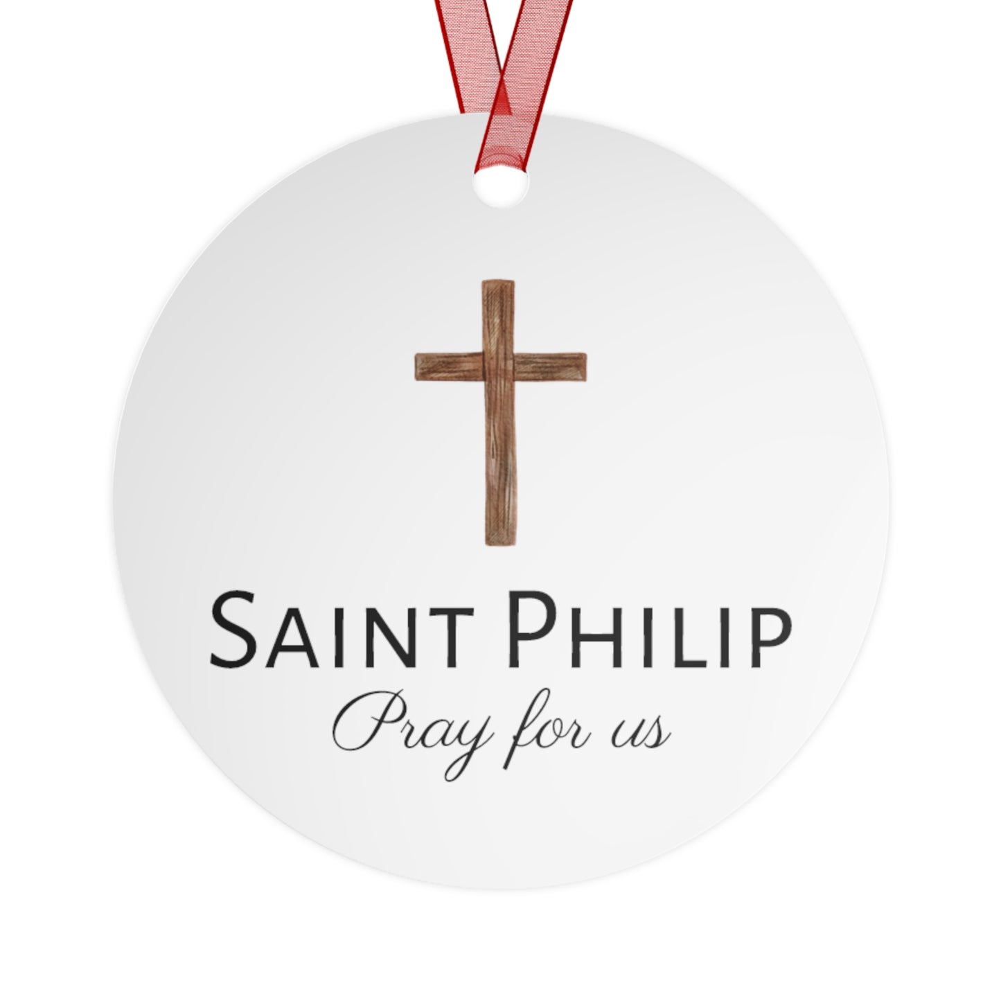 Saint Philip the Apostle - Metal Ornament - Religious Holiday Christmas Ornament and Keepsake