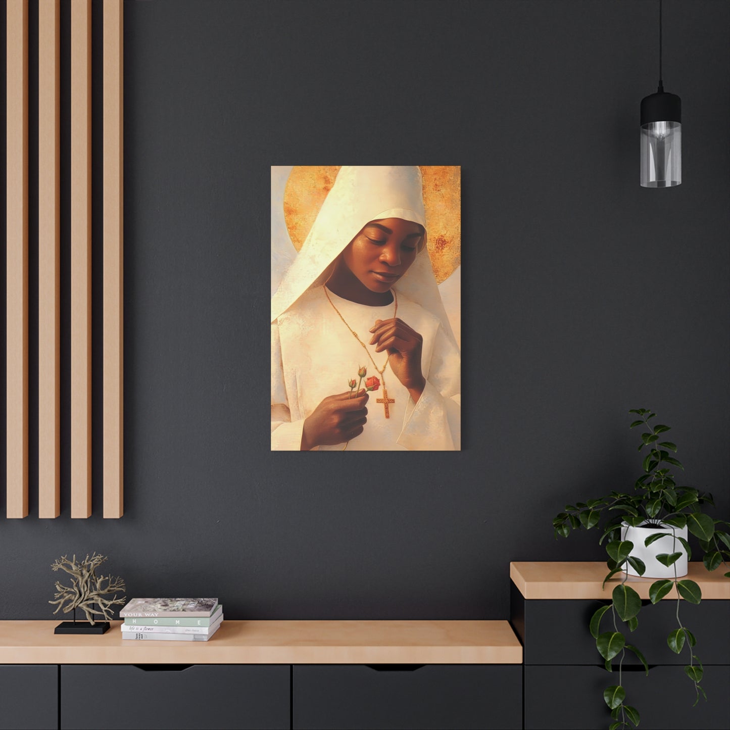 Blessed Marie-Clementine Anuarite Nengapeta - Gallery Wrapped Canvas - Print - Religious Art for your Home - Catholic art print