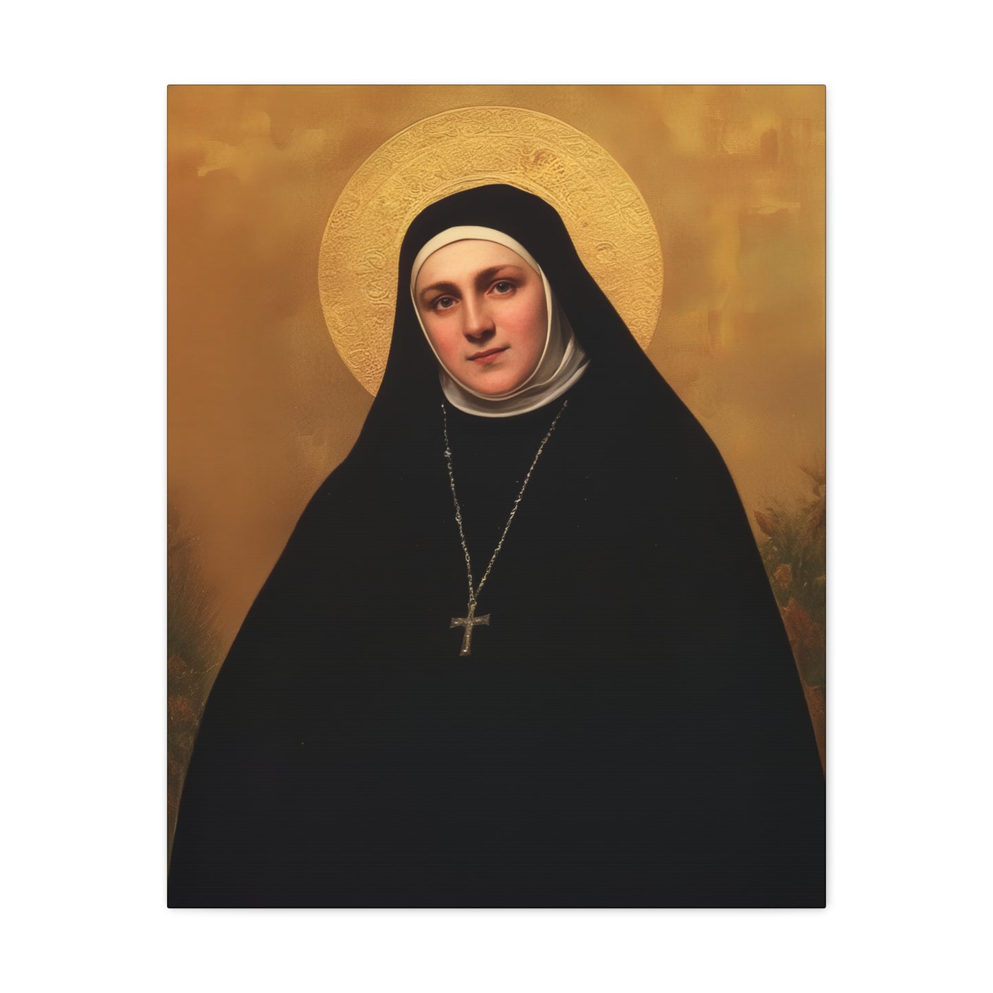Saint Geltrude Caterina Comensoli - Gallery Wrapped Canvas - Print - Religious Art for your Home - Catholic Art