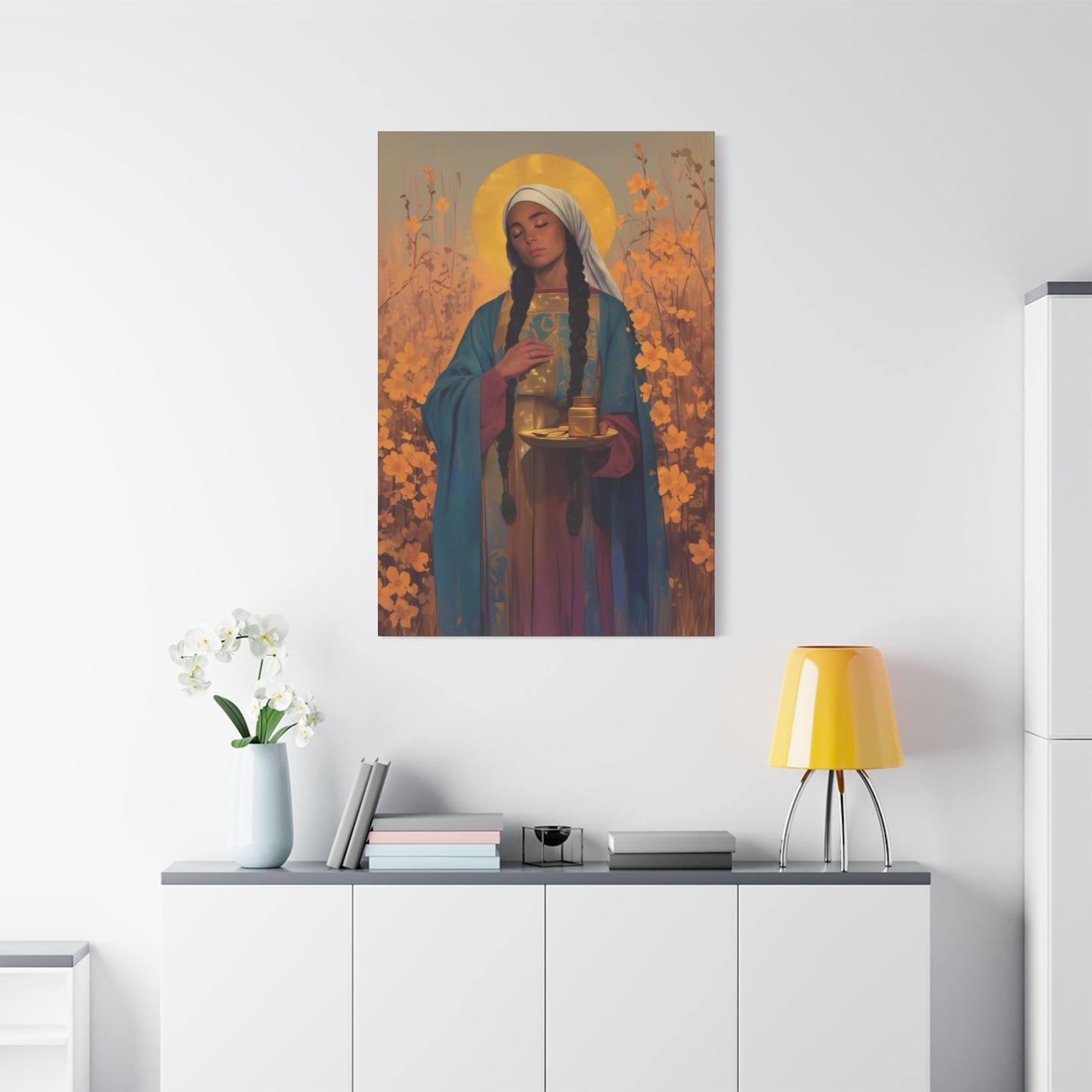 Saint Hermione of Ephesus - Gallery Wrapped Canvas - Print - Religious Art for your Home - Catholic Art Print