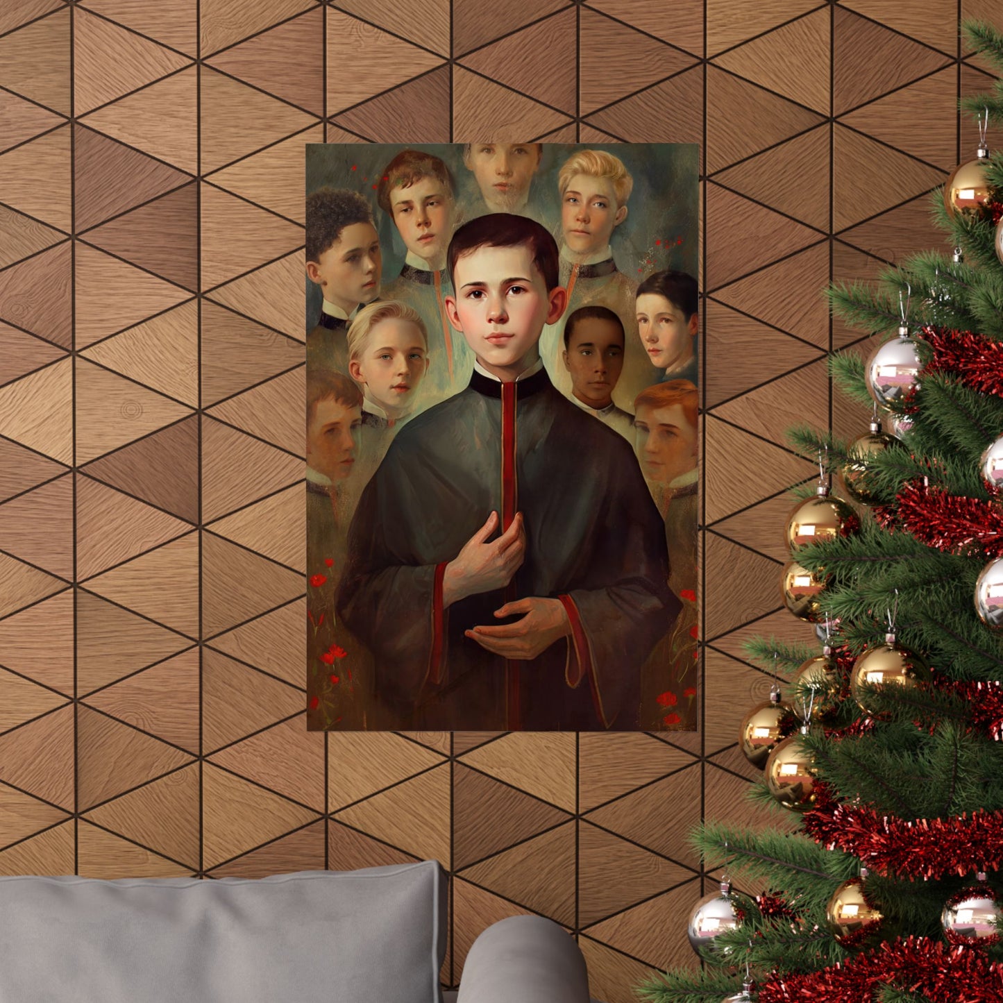 Saint John Berchmans - Sanctified Souls Print - Multiple Sizes - Premium Matte Vertical Posters