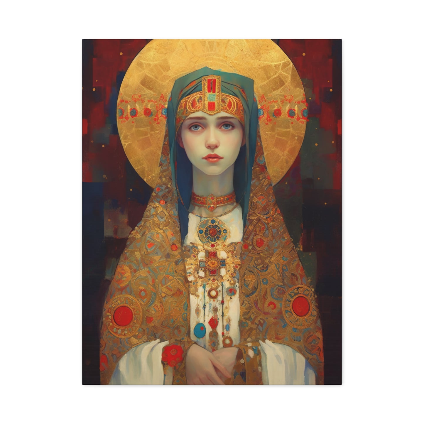 Saint Anastasia of Sirmium - Museum Wrapped Canvas - Sanctified Souls Print - Religious Art for your Home