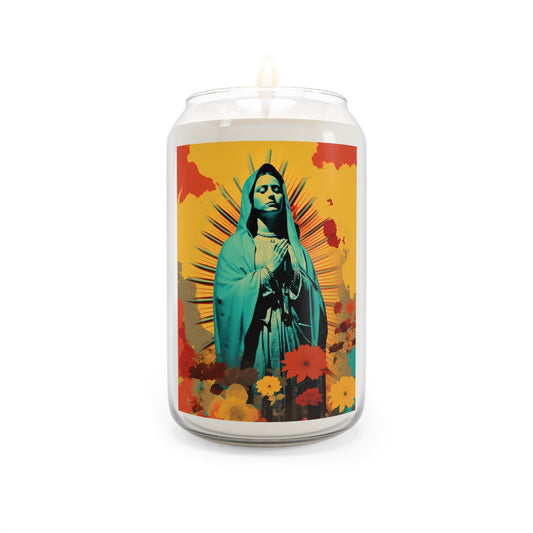 Guadalupe's Miraculous Presence  - Scented Prayer Candle, 13.75oz - Tall Size - Religious Prayer Candle - Catholic Art - Religious Gift