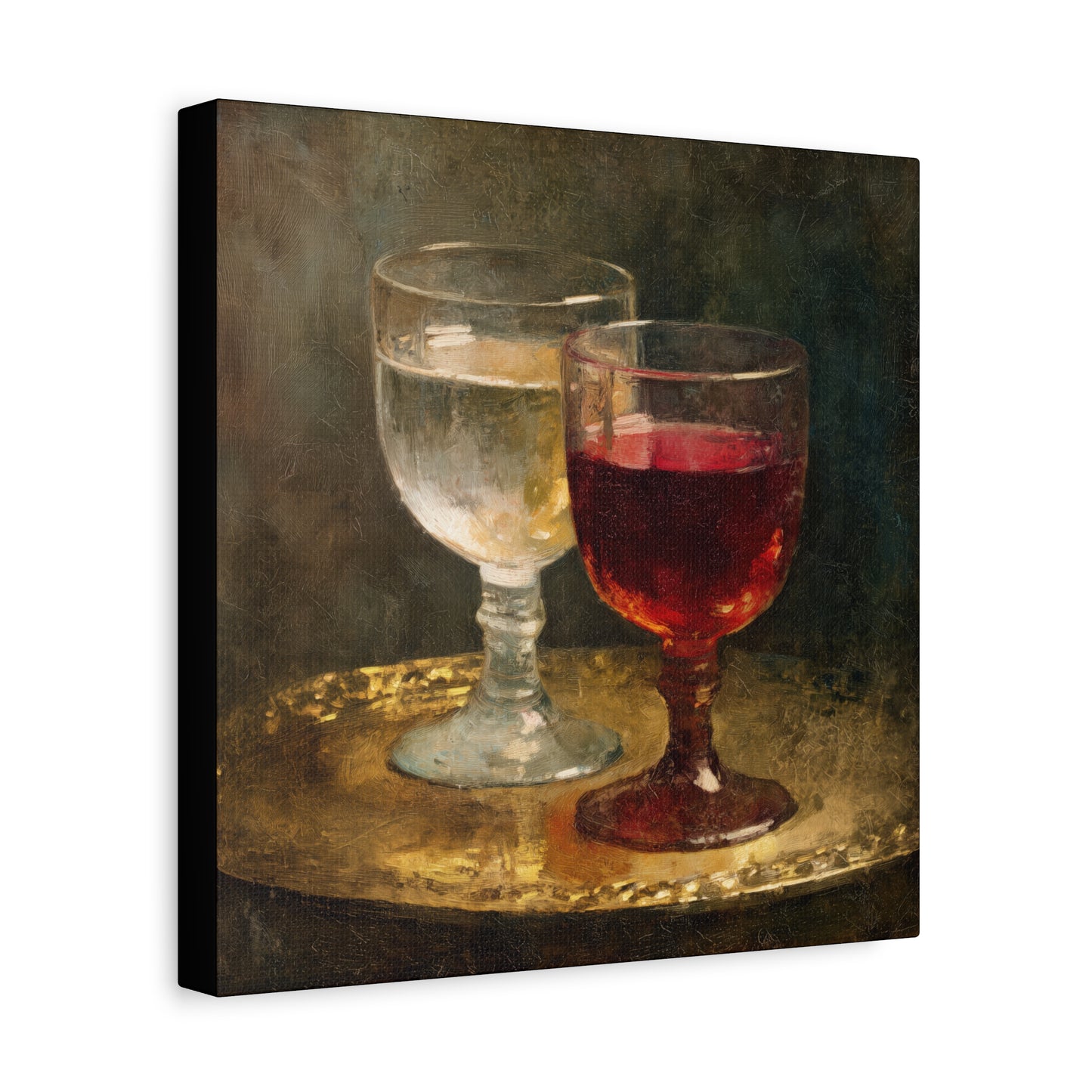 Cana and the Miracle of Abundance - Water into Wine - Gallery Wrapped Canvas - Print - Religious Art for your Home - Catholic Art Print