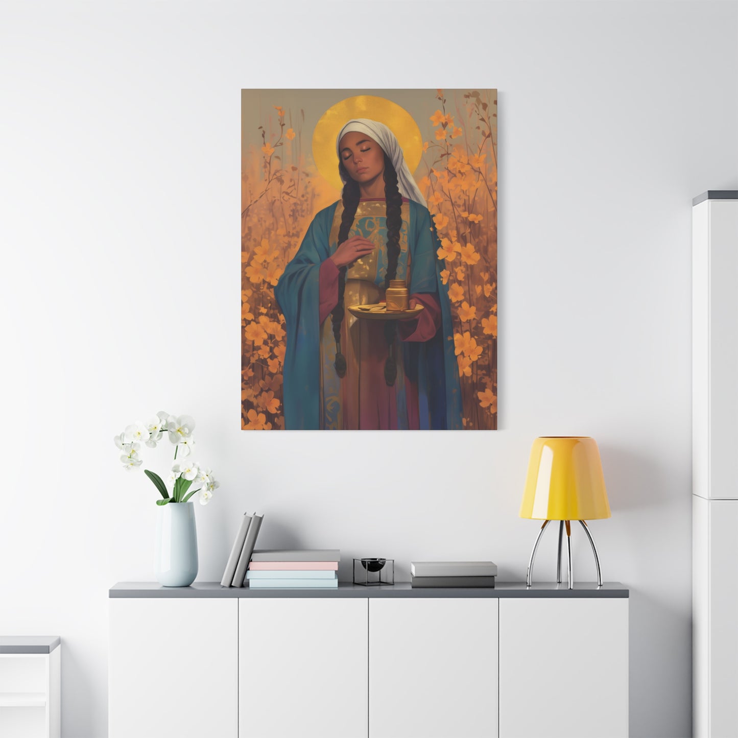 Saint Hermione of Ephesus - Gallery Wrapped Canvas - Print - Religious Art for your Home - Catholic Art Print