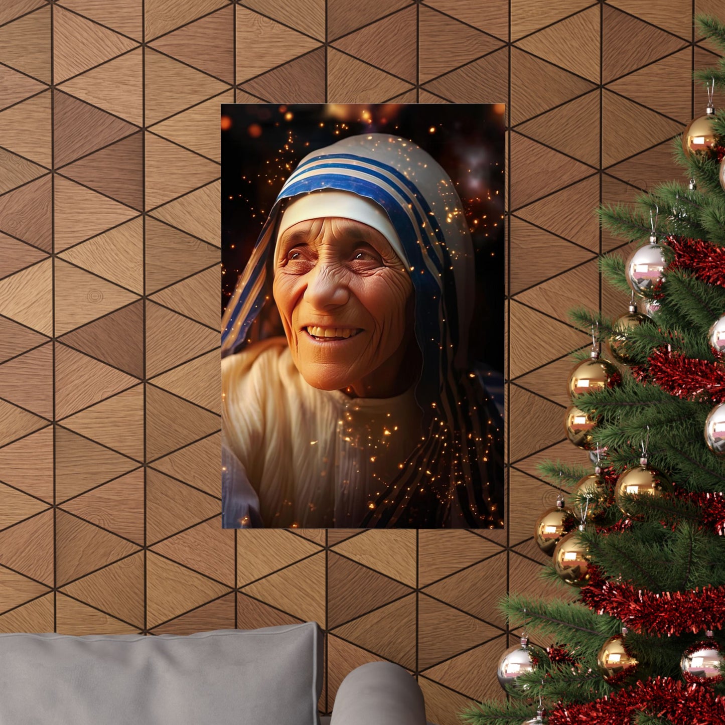 Saint Teresa of Calcutta - Mother Teresa - Sanctified Souls Print - Multiple Sizes - Premium Matte Vertical Posters