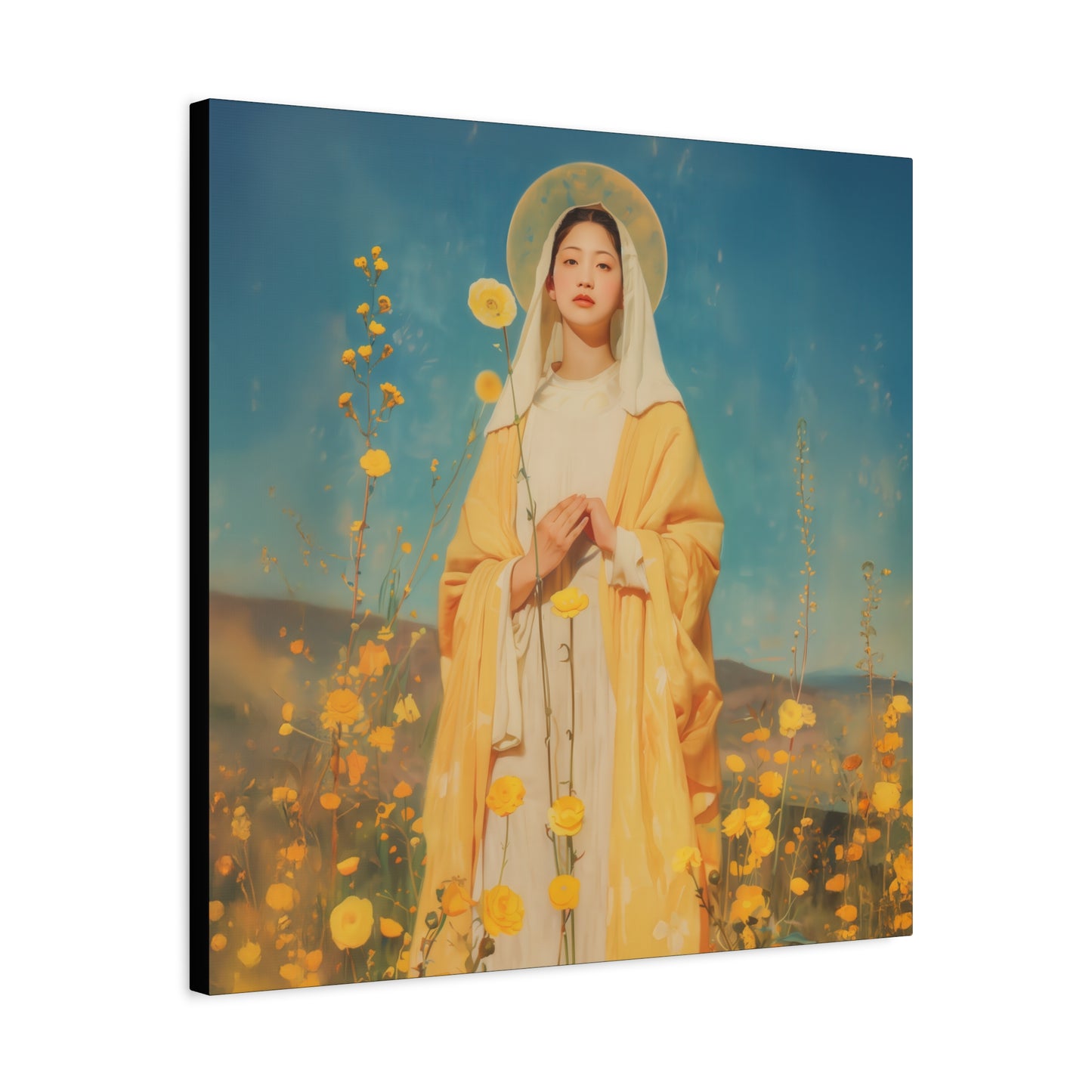 Saint Agatha Lin - Gallery Wrapped Canvas - Print - Religious Art for your Home - Catholic Art