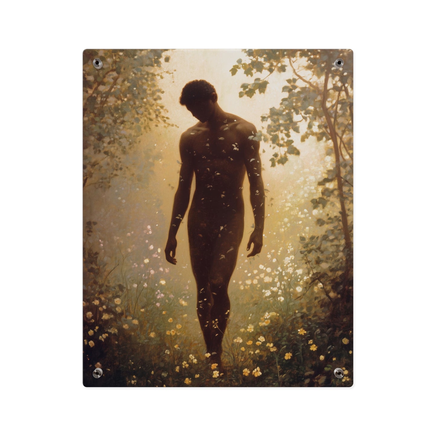 Saint Adam Wall Art Panel - Ready to Hang Acrylic Print - Catholic Saint Art - Patron Saint Print - No Frame needed