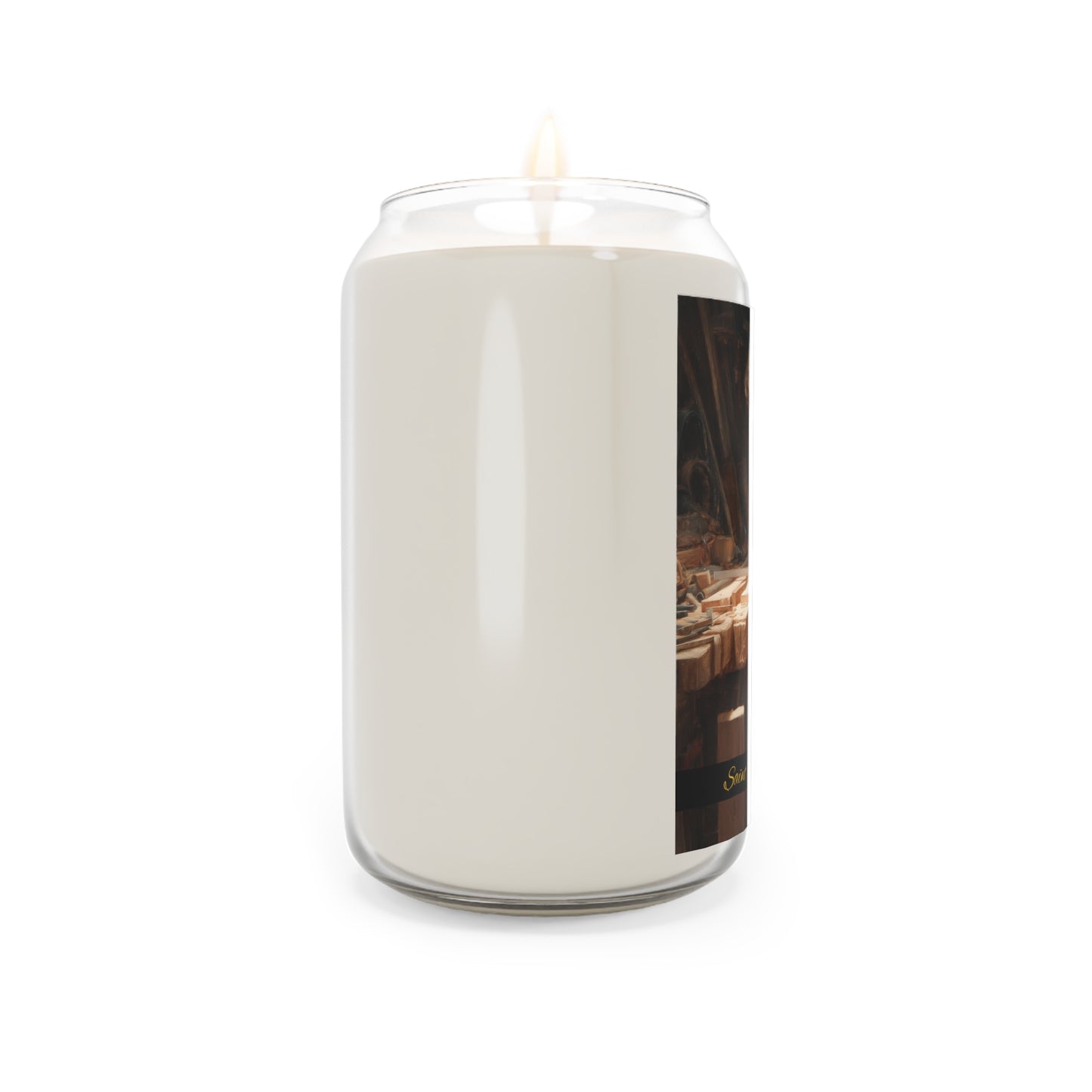 Saint Joseph the Worker - Scented Prayer Candle, 13.75oz - Tall Size - Religious Prayer Candle - Catholic Art