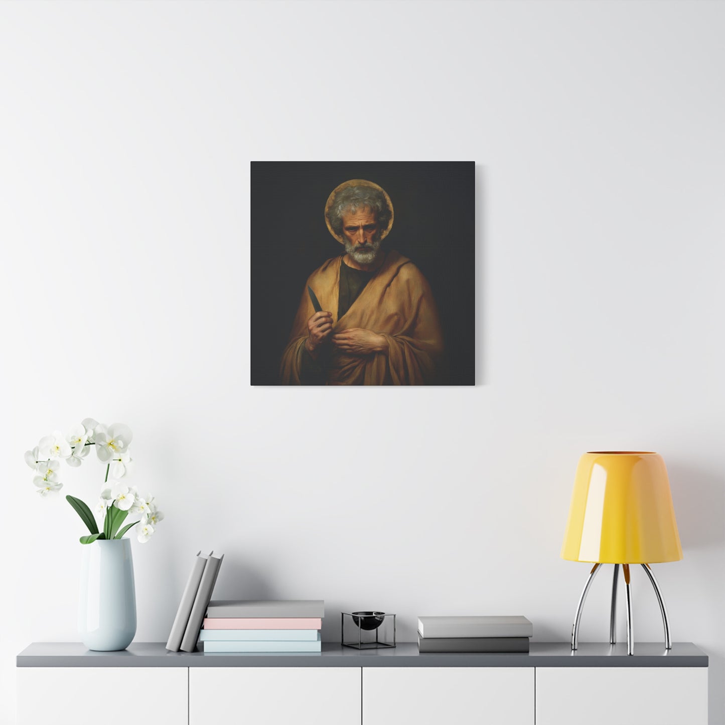 Saint Bartholomew the Apostle  - Gallery Wrapped Canvas - Print - Religious Art for your Home - Catholic