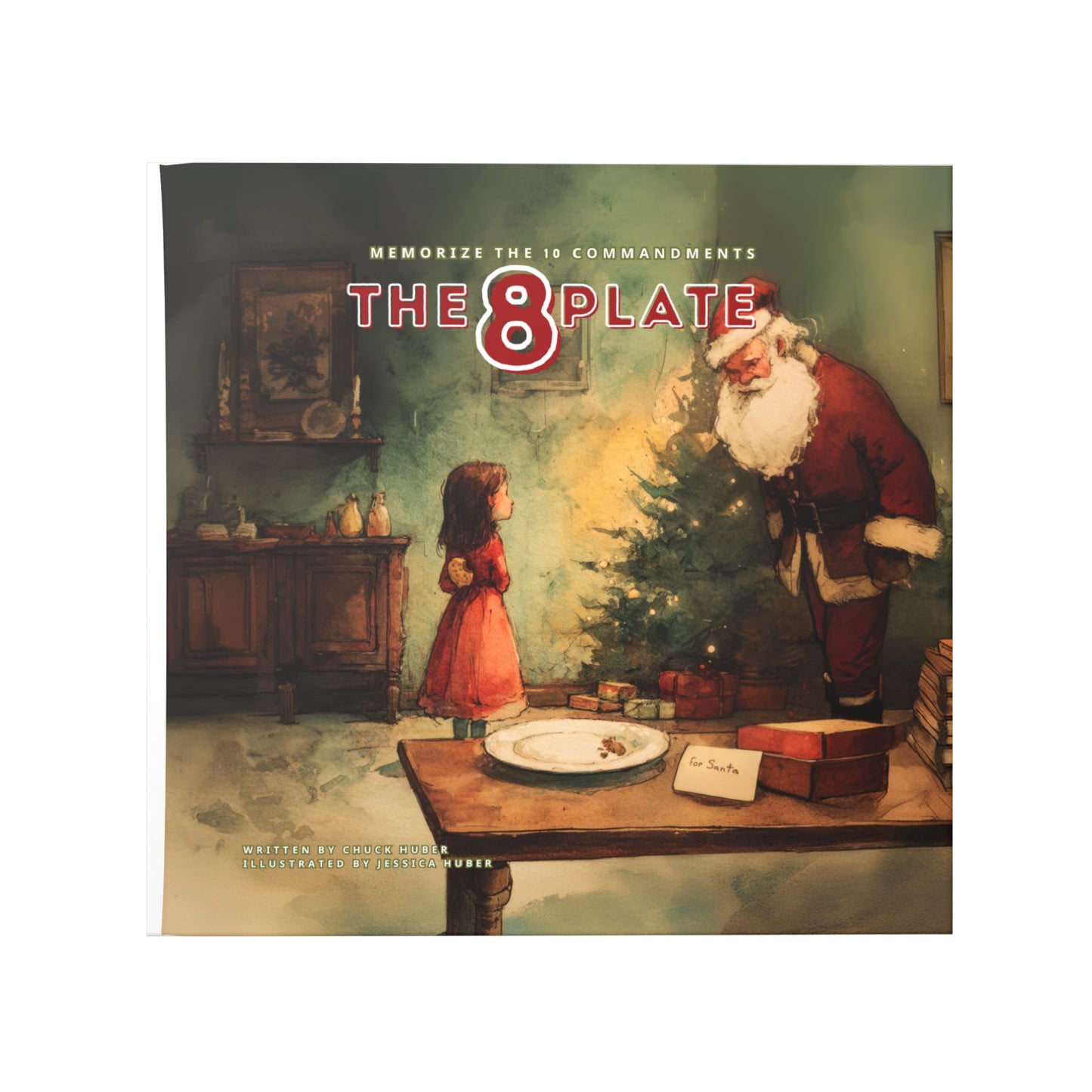 The 8 Plate (Hardcover) Ten Commandments Book | Catholic Memory Book for Kids | Bible Mnemonics for Children | Christian Kids Book
