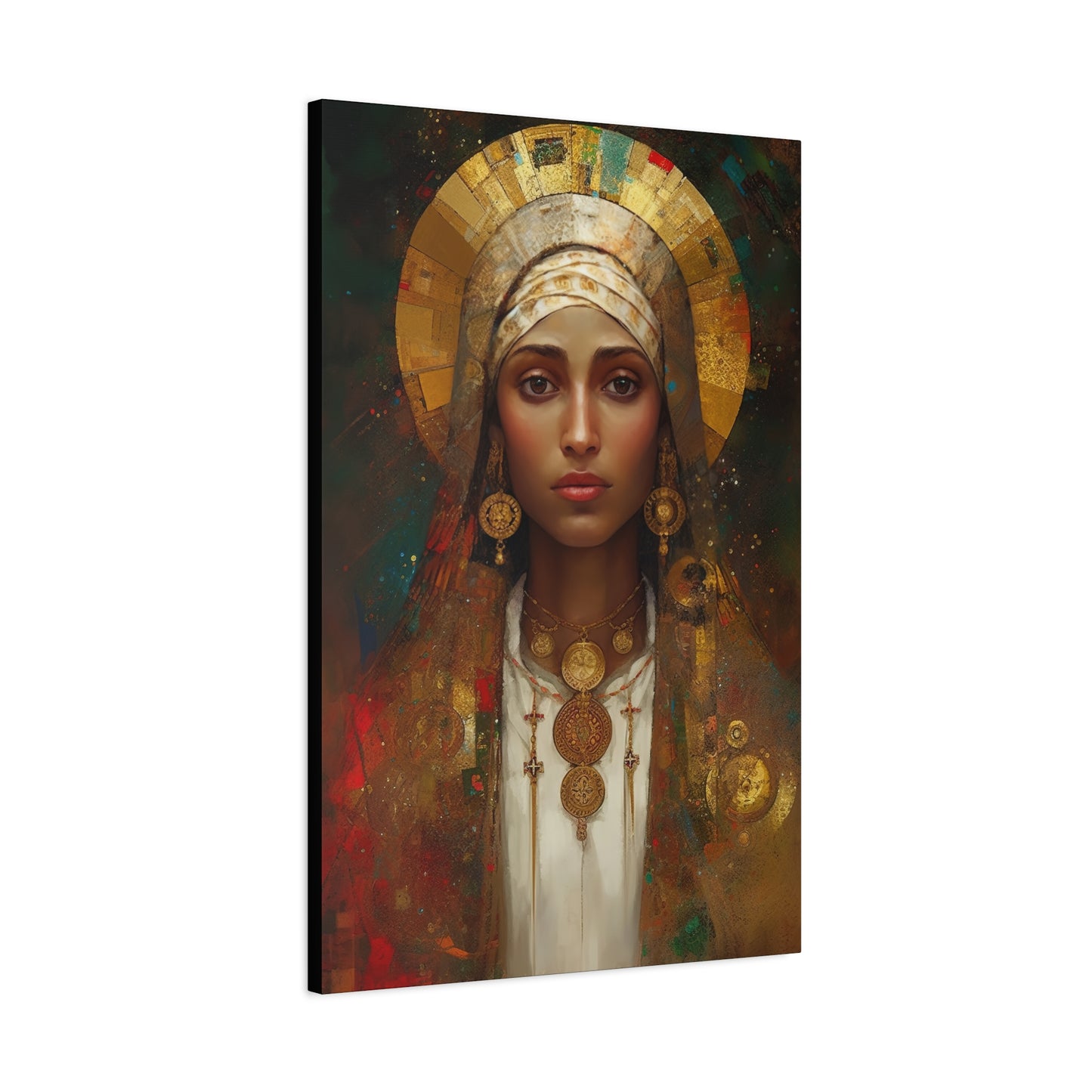 Saint Julia of Carthage - Museum Wrapped Canvas - Sanctified Souls Print - Religious Art for your Home