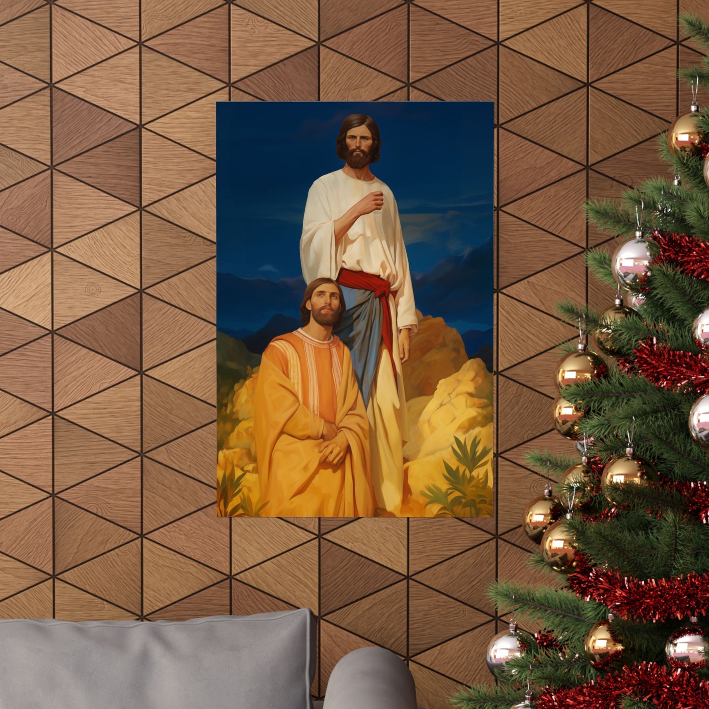 Saints James and John - Sons of Thunder - Sanctified Souls Print - Multiple Sizes - Premium Matte Vertical Posters