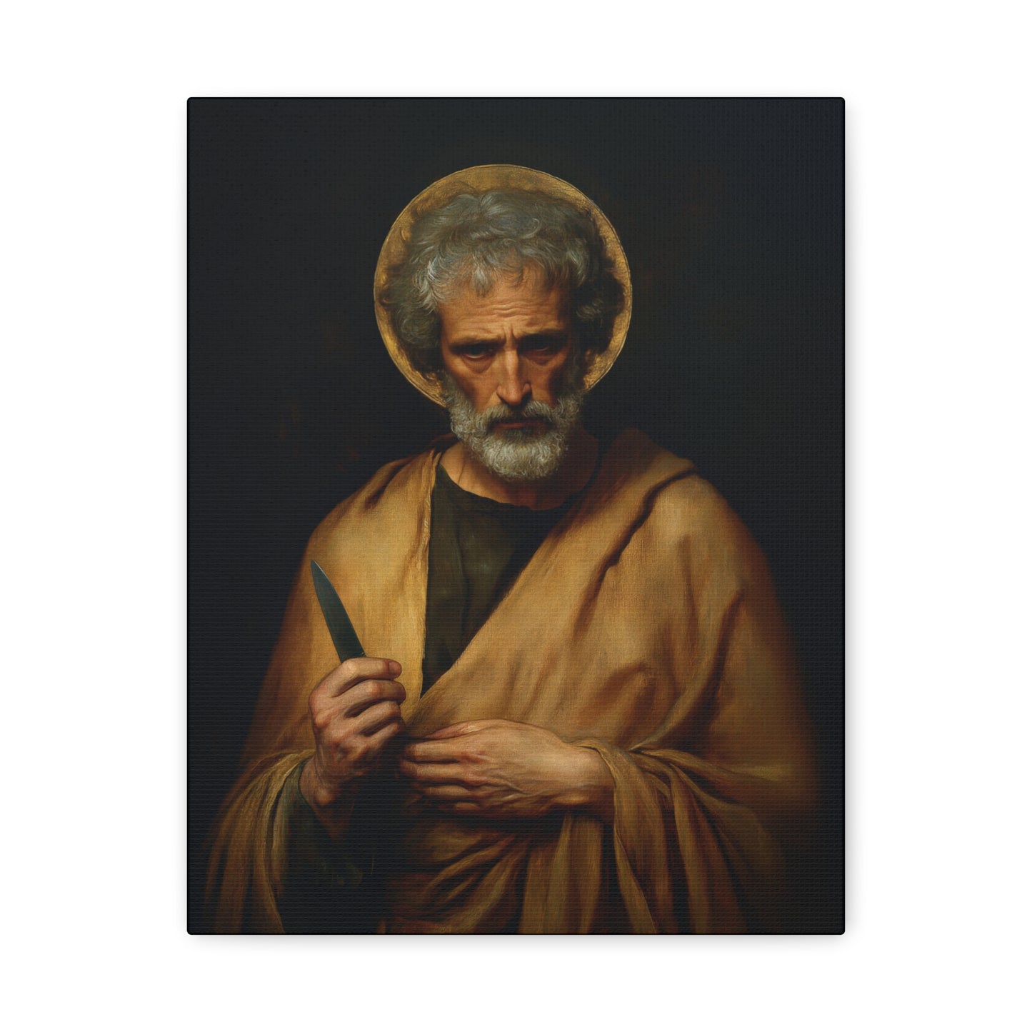 Saint Bartholomew the Apostle  - Gallery Wrapped Canvas - Print - Religious Art for your Home - Catholic