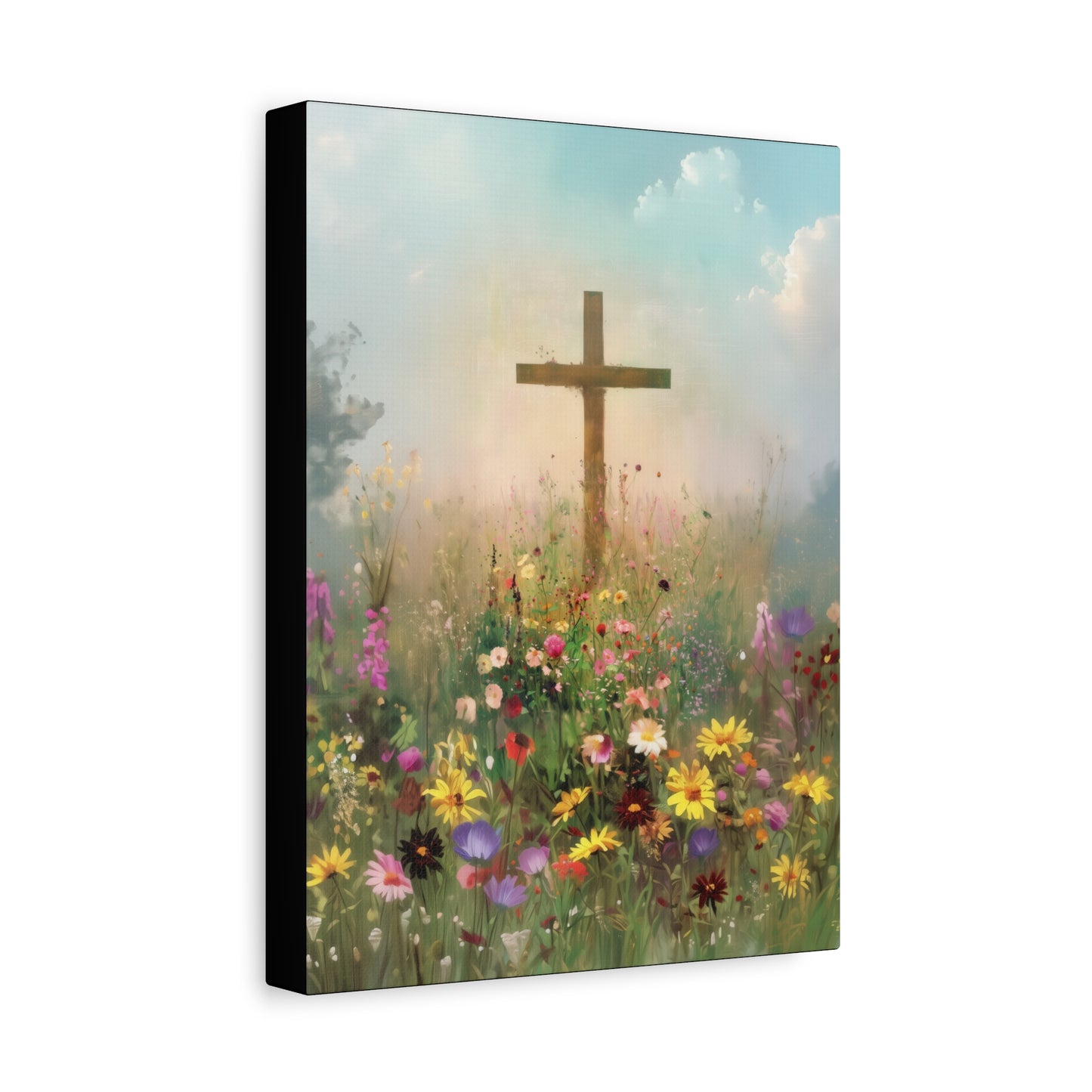The Cross That Called the Earth to Life - Gallery Wrapped Canvas - Print - Religious Art for your Home - Catholic