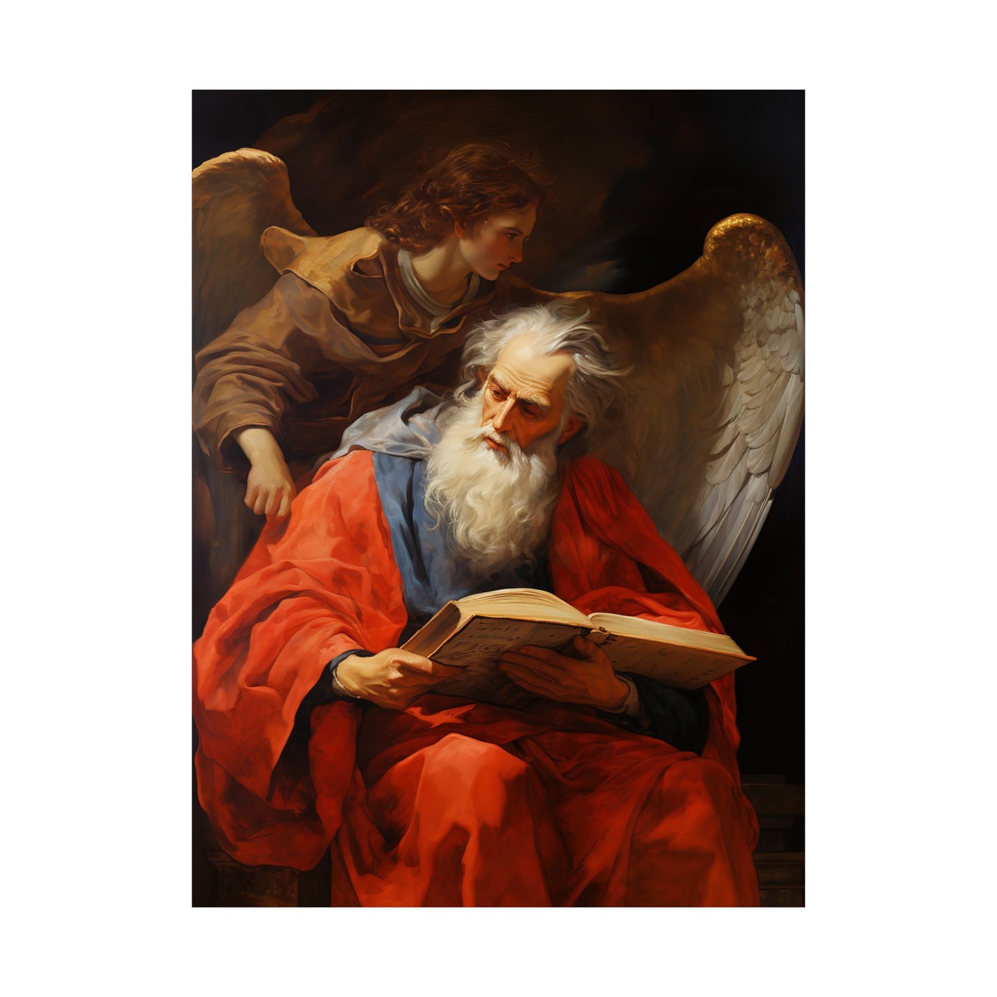 Saint Matthew the Apostle Print - Sanctified Souls Print - Multiple Sizes - Premium Matte Vertical Posters