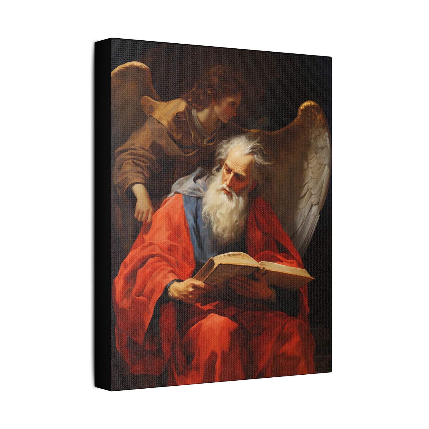 Saint Matthew the Apostle - Museum Wrapped Canvas - Sanctified Souls Print - Religious Art for your Home