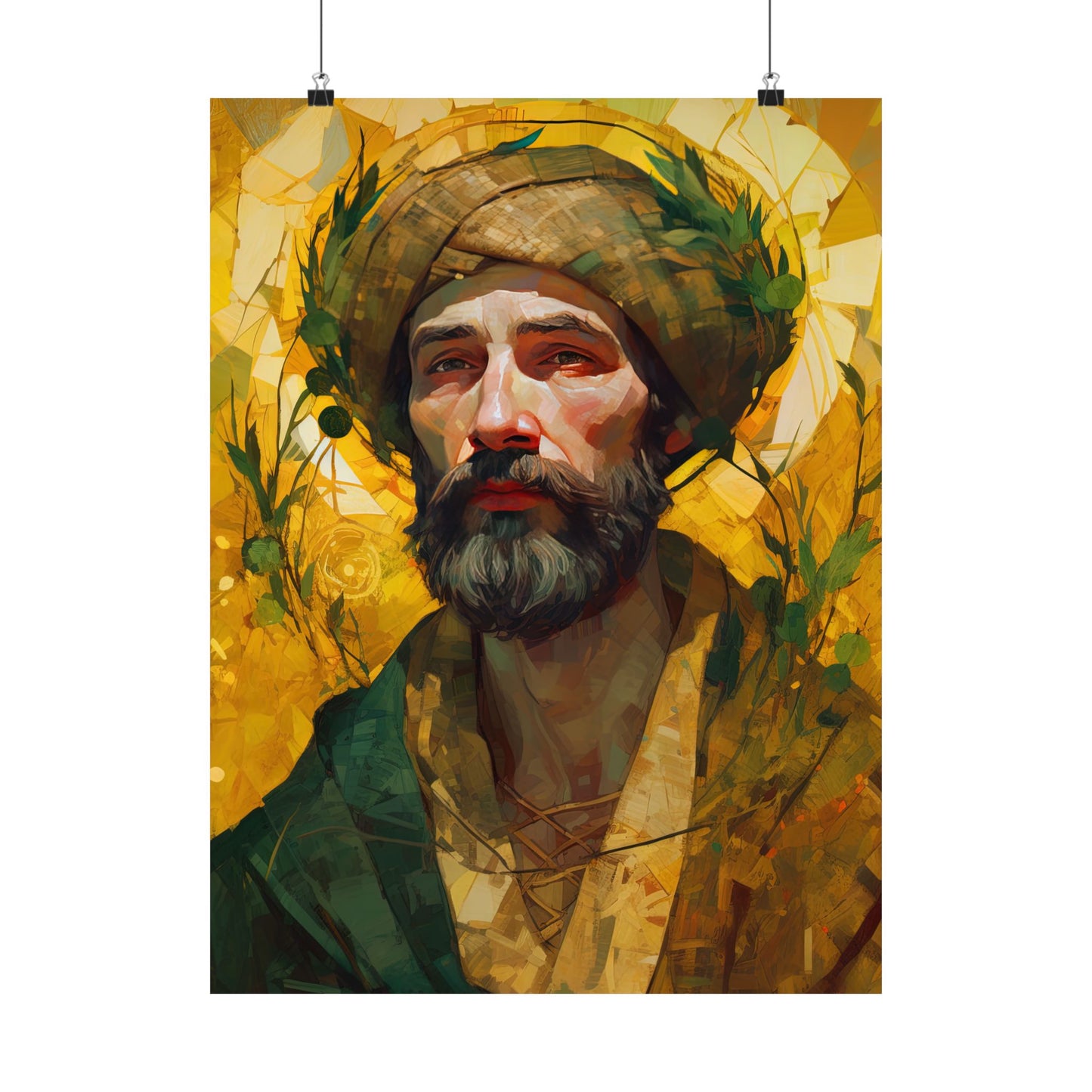 Saint Isidore the Farmer - Sanctified Souls Print - Multiple Sizes - Premium Matte Vertical Posters