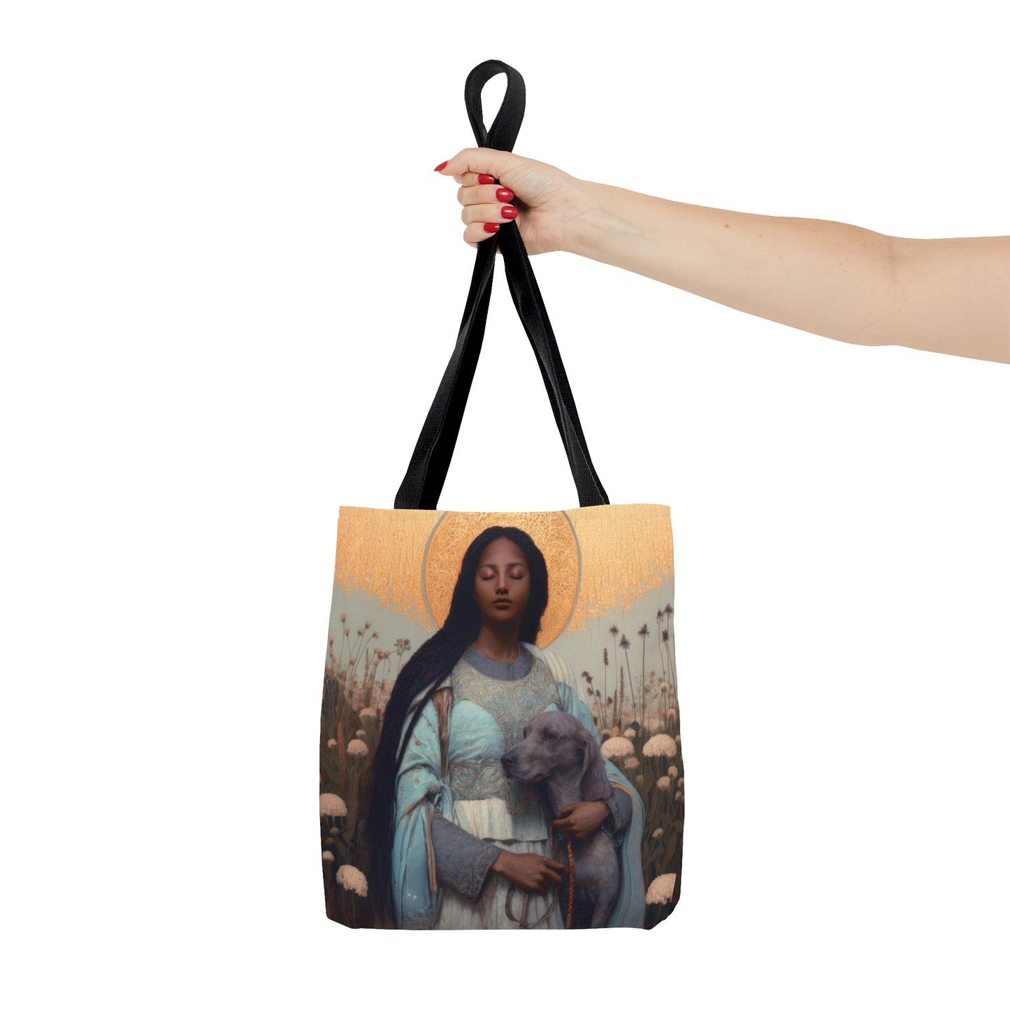 Saint Quiteria - Tote Bag - Large Medium Small Faith Art Bag - Catholic Faith Purse