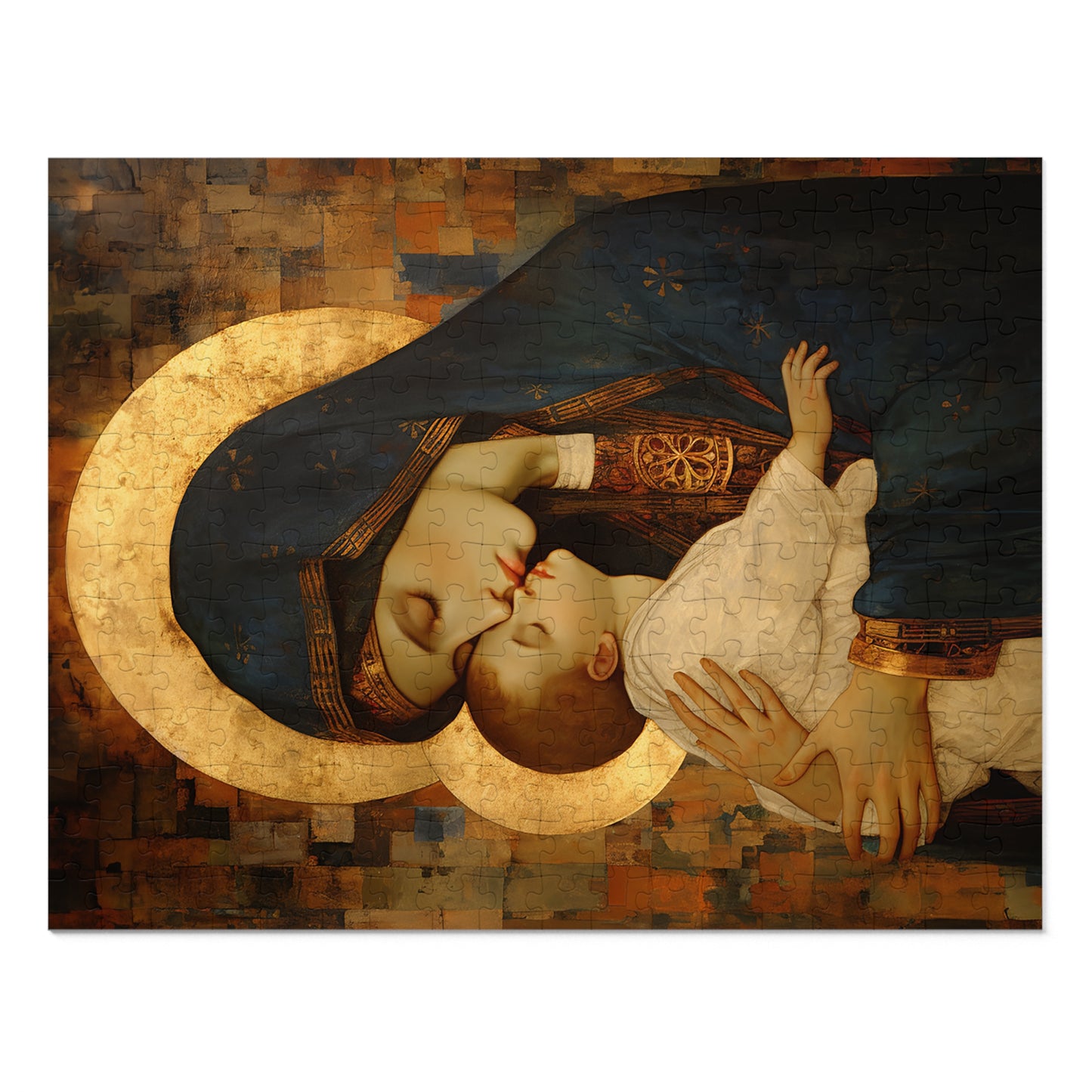 Mother of Mercy - Virgin Mary and the Christ Child - Religious Jigsaw Puzzle (30, 110, 252, 500,1000-Piece) - Catholic Art - Faith Puzzle