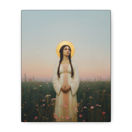 Saint Sabina-  Museum Wrapped Canvas - Sanctified Souls Print - Religious Art for your Home - Catholic Patron Saint Art