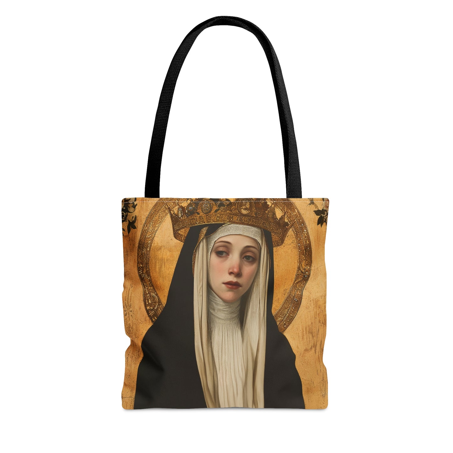 Saint Margaret of Hungary Tote Bag - Purse - Three sizes - Large Medium Small Faith Art Bag - Catholic faith carry-all purse - Double Sided