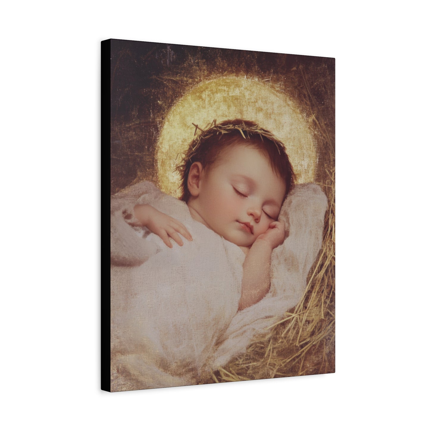 The Christ Child Born Into the Quiet of the World - Gallery Wrapped Canvas - Print - Religious Art for your Home - Catholic Art Print