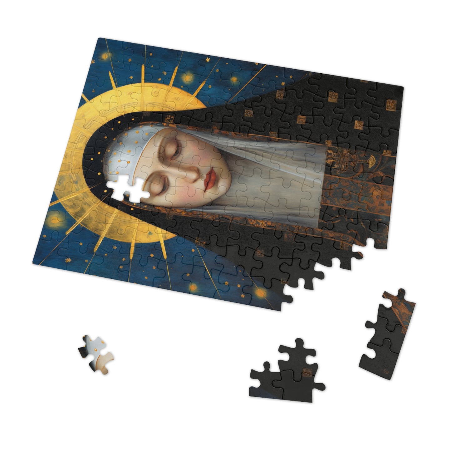 Saint Bridget of Sweden - Puzzle and Keepsake Tin - Religious Jigsaw Puzzle (30, 110, 252, 500,1000-Piece) - Religious Puzzle