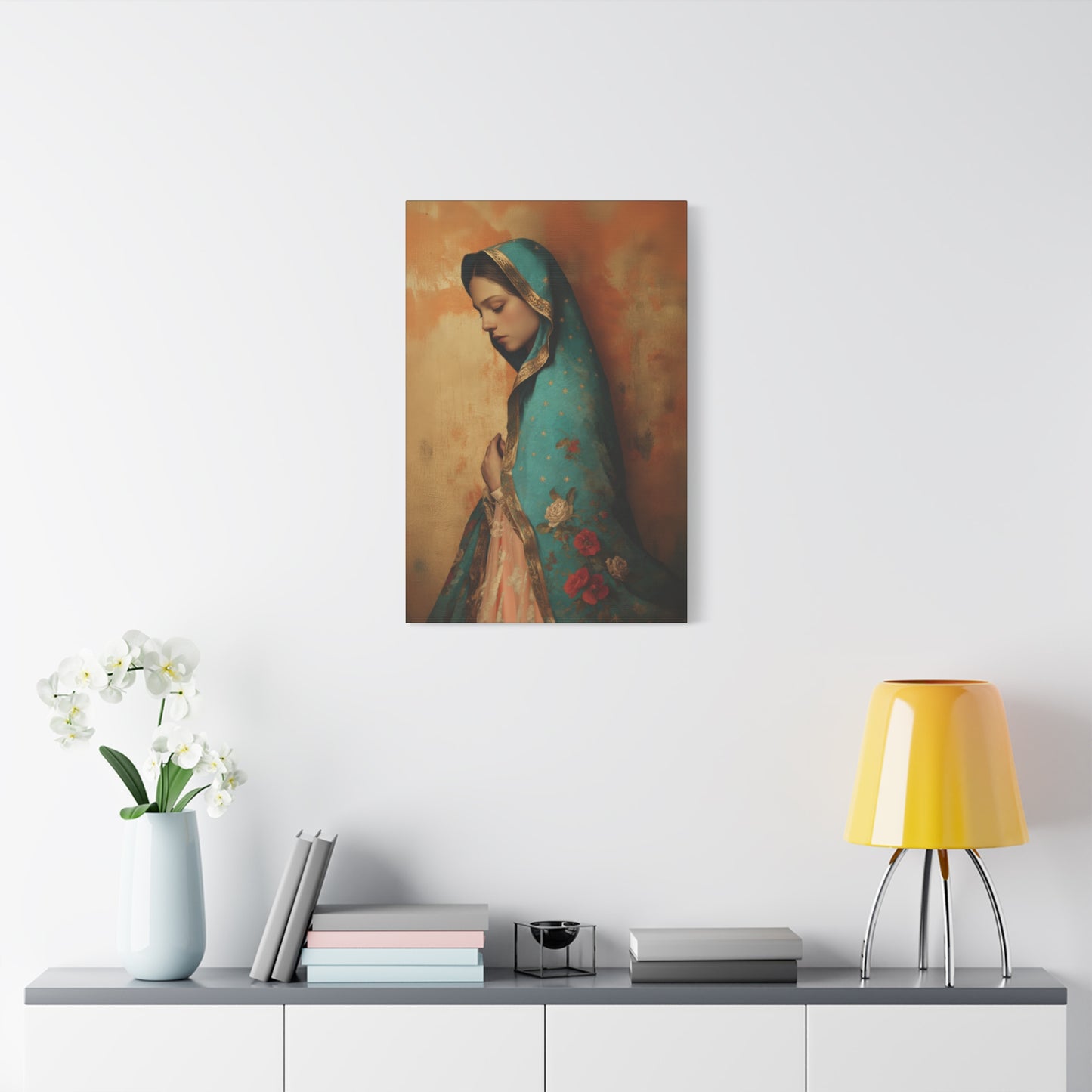 Our Lady of Guadalupe - Gallery Wrapped Canvas - Print - Religious Art for your Home - Catholic Art