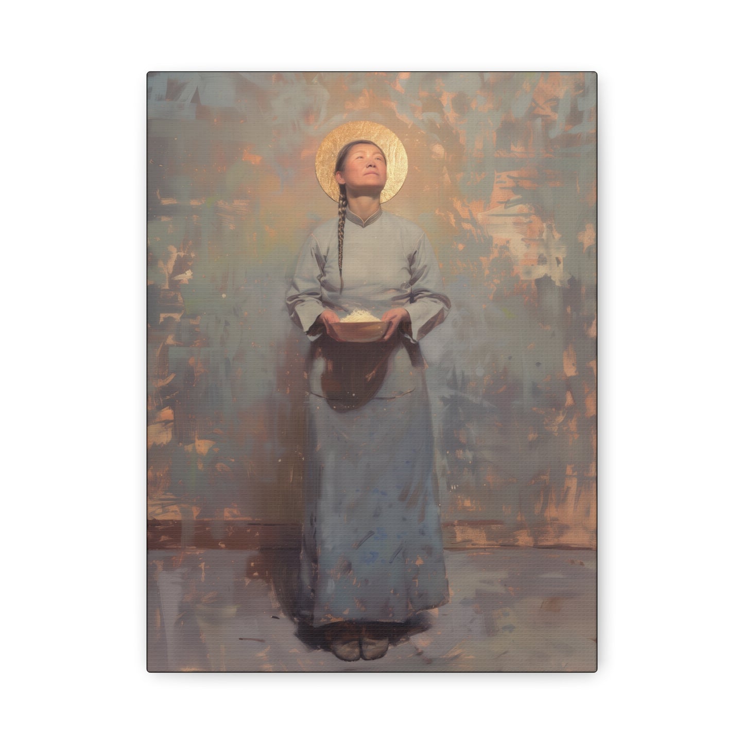 Saint Martha Wang - Chinese Martyr Saint  - Gallery Wrapped Canvas - Print - Religious Art for your Home - Catholic Art