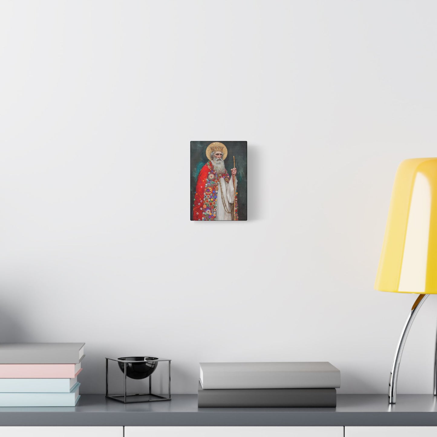 Saint Richard the Pilgrim / Richard of Wessex - Museum Wrapped Canvas - Sanctified Souls Print - Religious Art for your Home