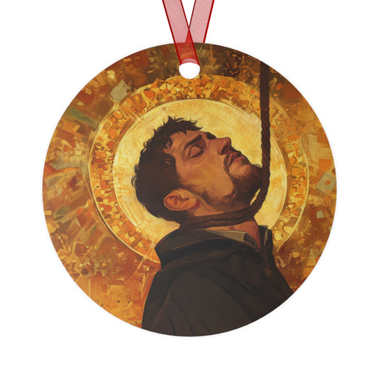 Saint John Ogilvie Metal Ornament - Religious Holiday Christmas Ornament and Keepsake - Catholic Religious Keepsake