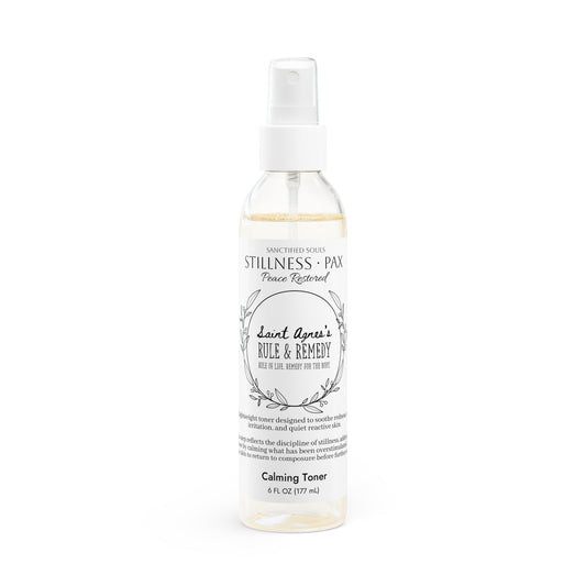 Saint Agnes's Rule & Remedy - Stillness · Pax - Peace Restored - Calming Toner, 6oz