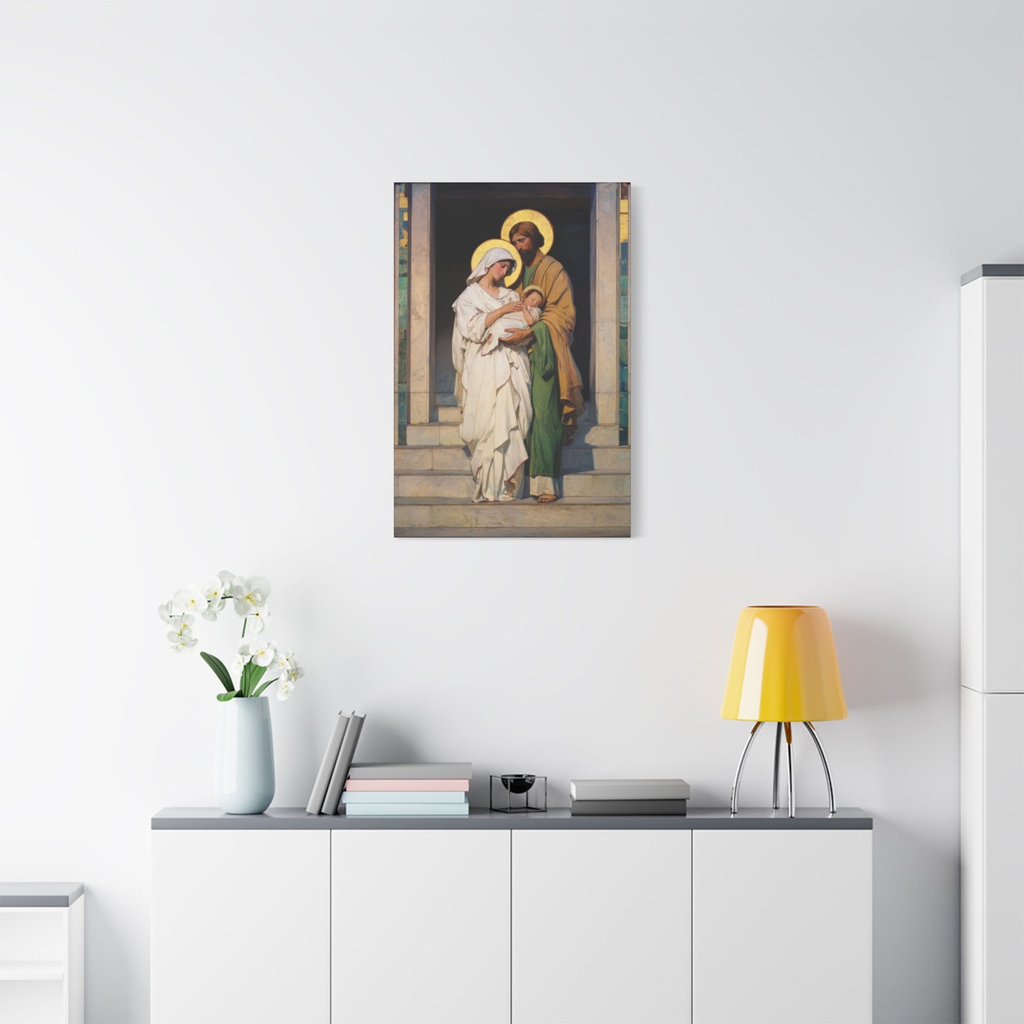 The Feast of the Presentation of the Lord - Holy Family - Gallery Wrapped Canvas - Print - Religious Art for your Home - Catholic art print - prayer room art
