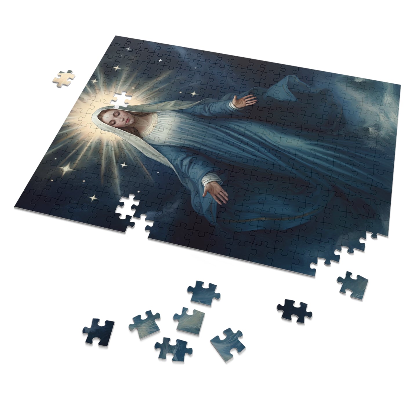 Our Lady Star of the Sea - Puzzle and Keepsake Tin - Religious Jigsaw Puzzle (30, 110, 252, 500,1000-Piece) - Religious Puzzle