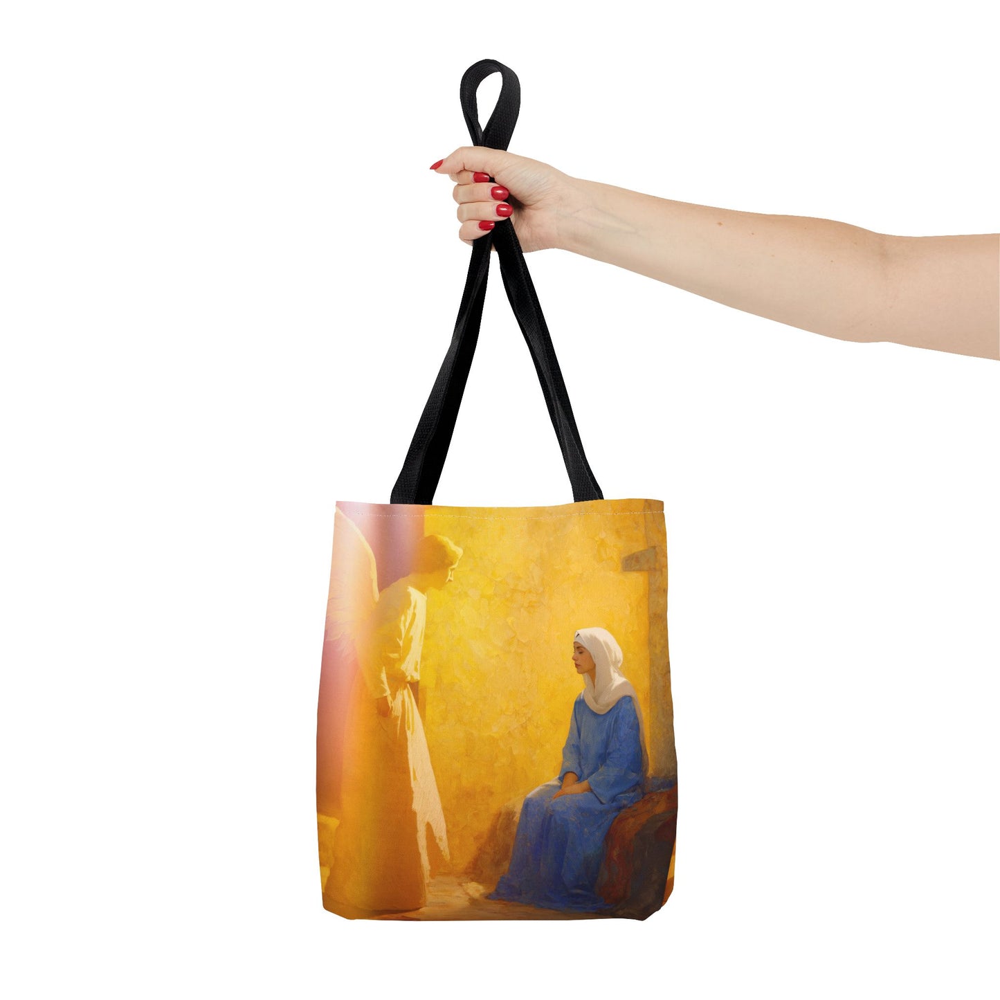 Mary's Yes - Quiet Fiat - Mother Mary - Marian Art - Tote Bag - Large Medium Small Faith Art Bag - Tote Purse