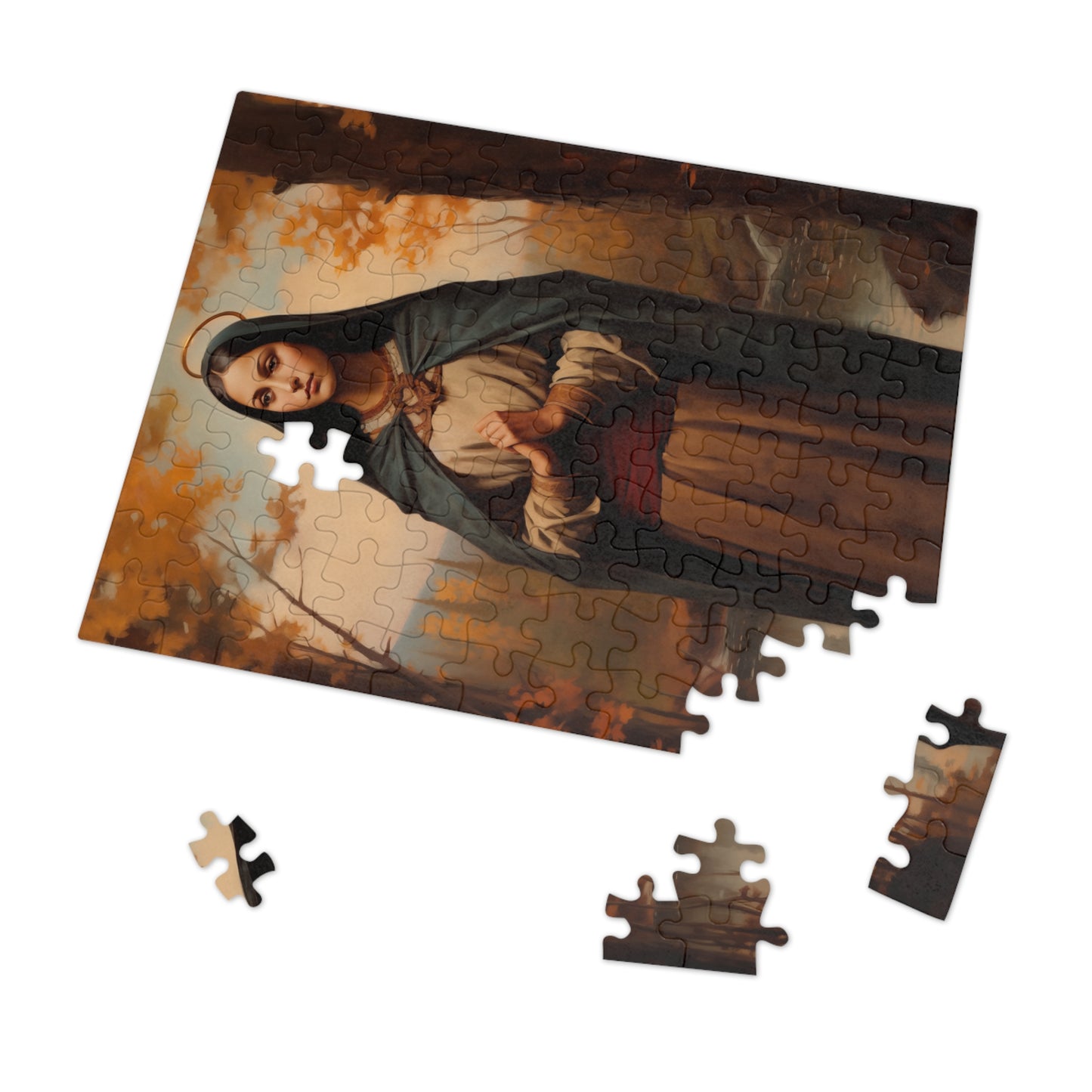Saint Kateri Tekakwitha - Puzzle and Keepsake Tin - Jigsaw Puzzle (30, 110, 252, 500,1000-Piece) - Religious Puzzle