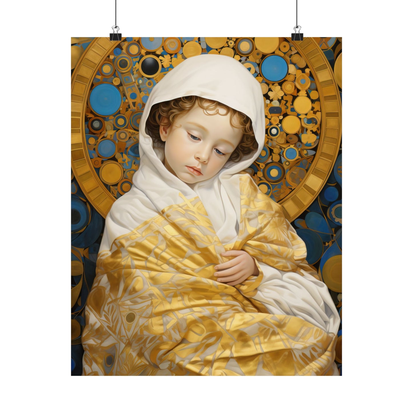 Divine Innocence: The Christ Child - Sanctified Souls Print - Multiple Sizes - Premium Matte Vertical Posters