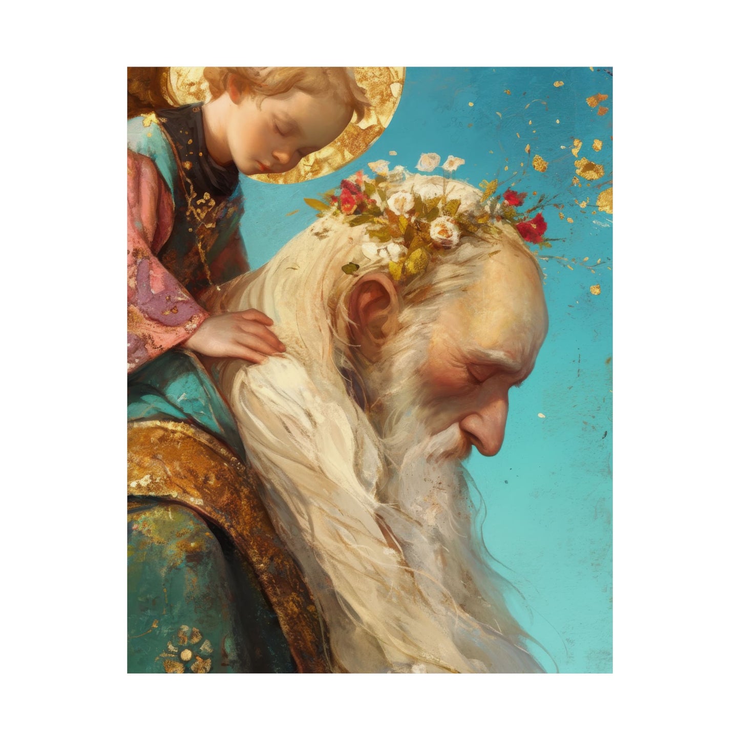 Saint Alexis Falconieri - Sanctified Souls Print - Multiple Sizes - Premium Posters - Catholic Art - Christian Home Decor Artwork