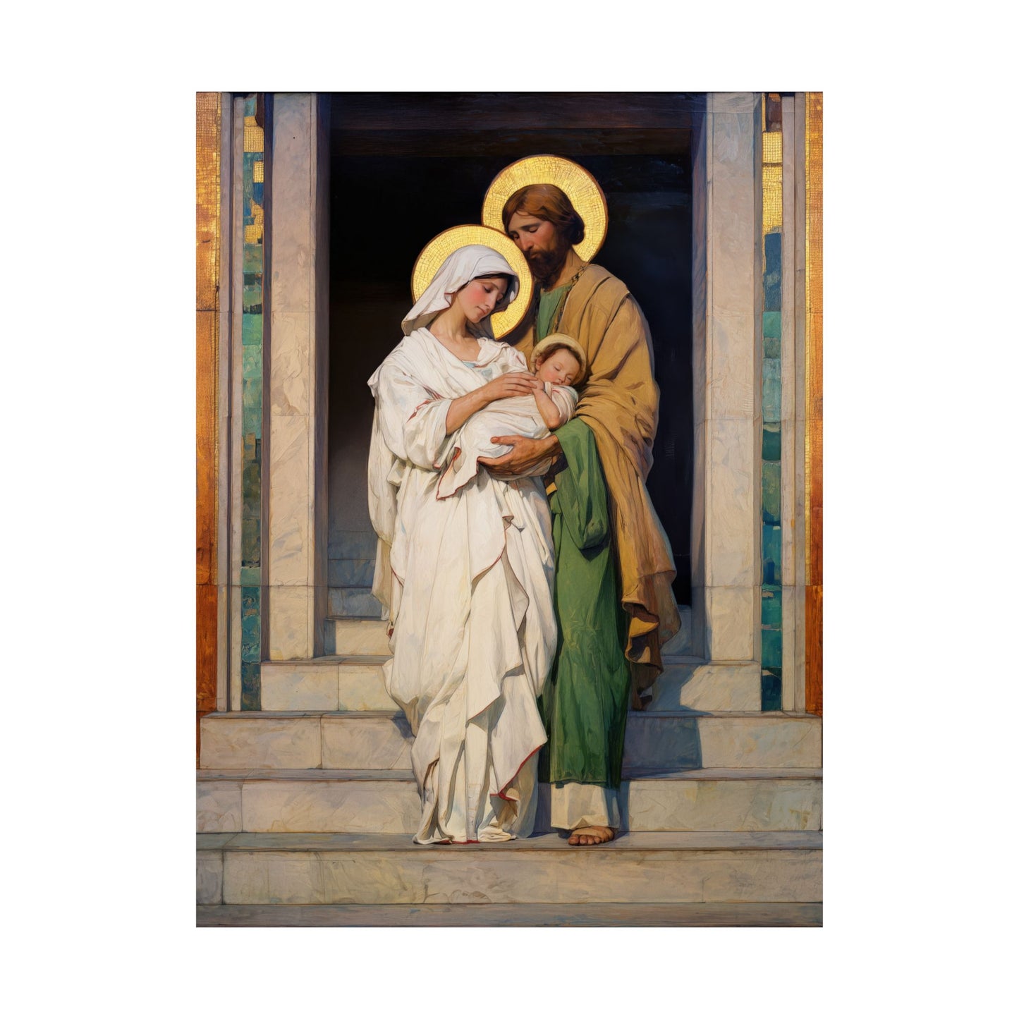 The Feast of the Presentation of the Lord - Holy Family - Sanctified Souls Print - Multiple Sizes - Premium Matte Vertical Posters