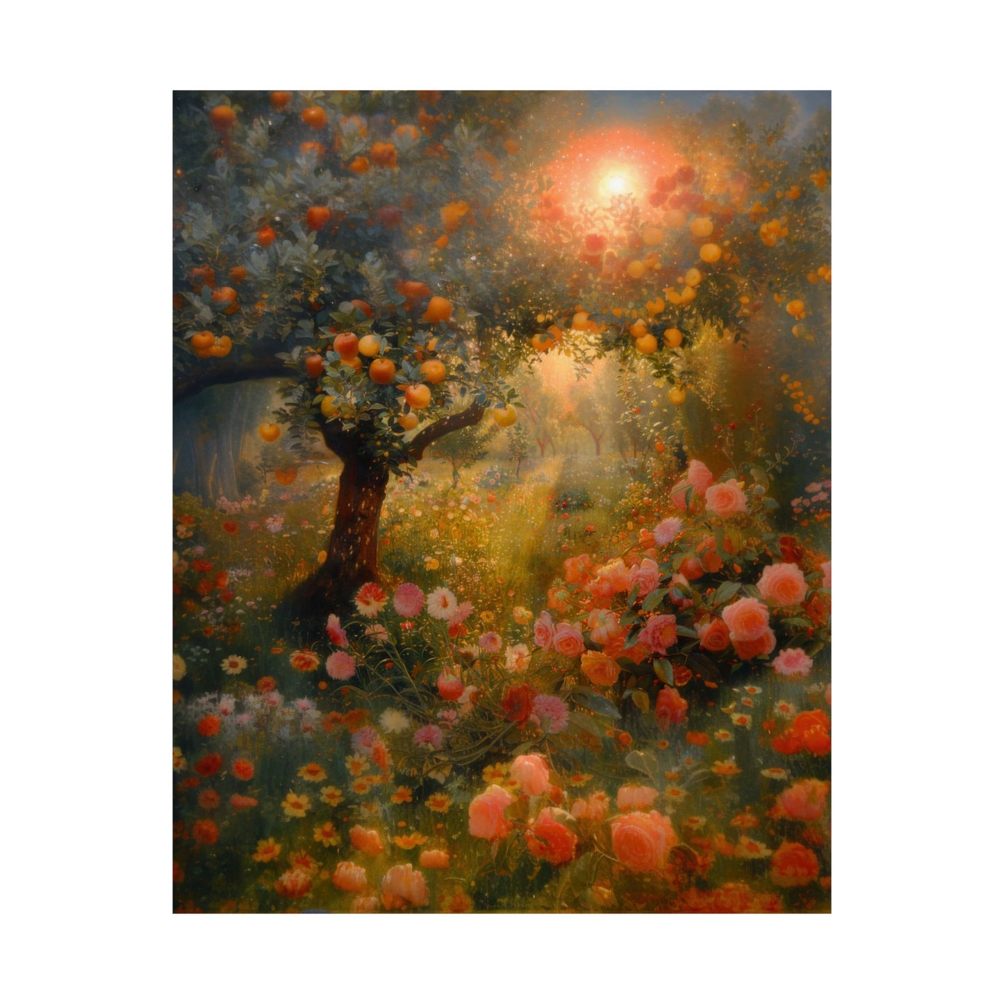 Eden in the Morning of the World - Sanctified Souls Print - Multiple Sizes - Premium Matte Vertical Posters