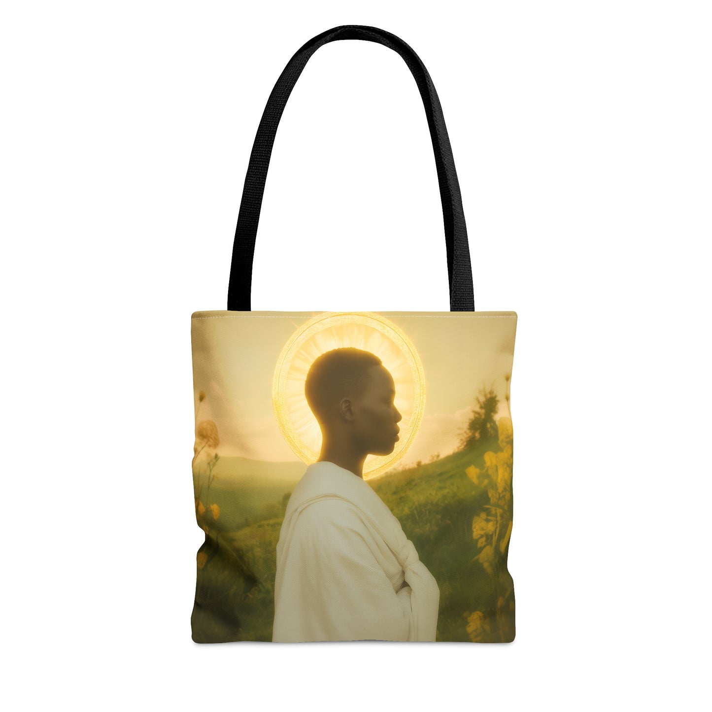 Saint Charles Lwanga - Tote Bag - Large Medium Small Faith Art Bag - Bible Study Faith Purse - Double Sided
